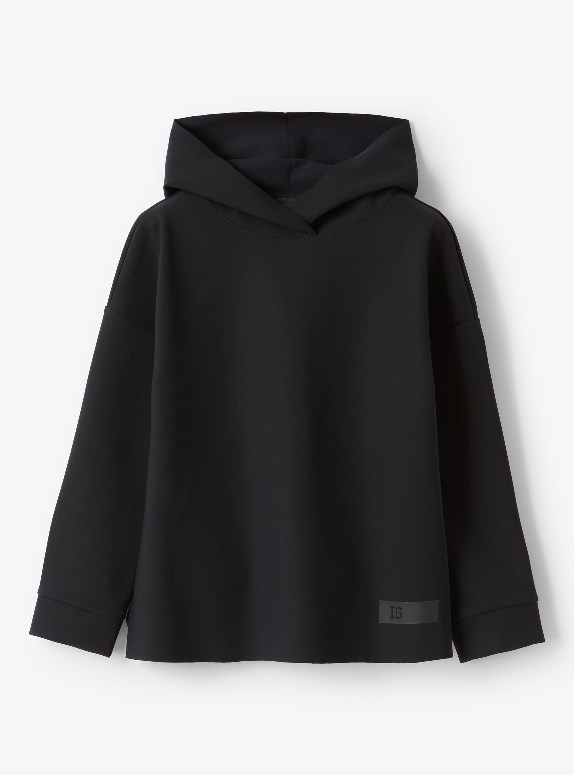 Sensitive® Fabrics hoodie - Black | Il Gufo