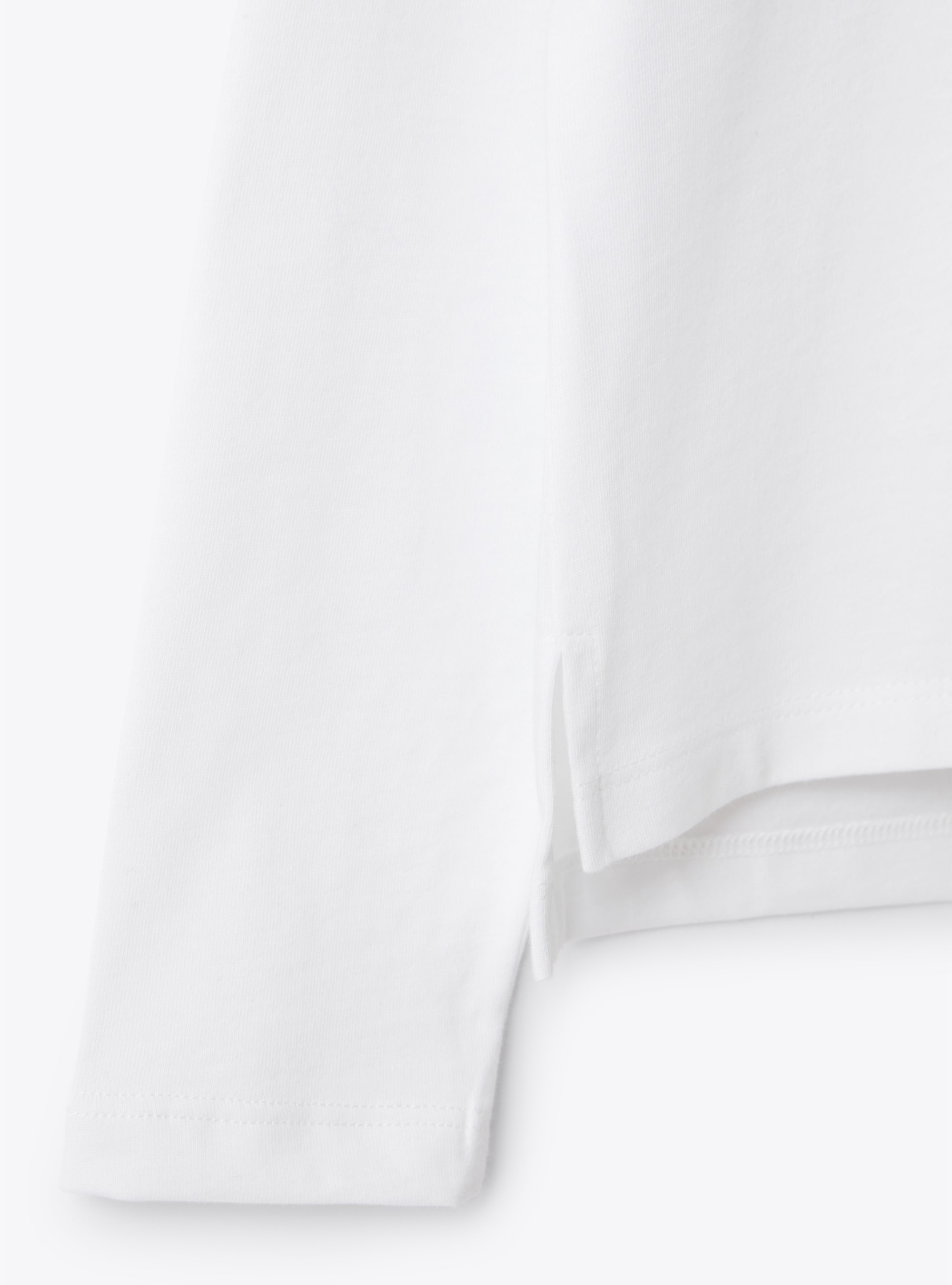 Kastiges T-Shirt mit getaptem Logo - Grau | Il Gufo