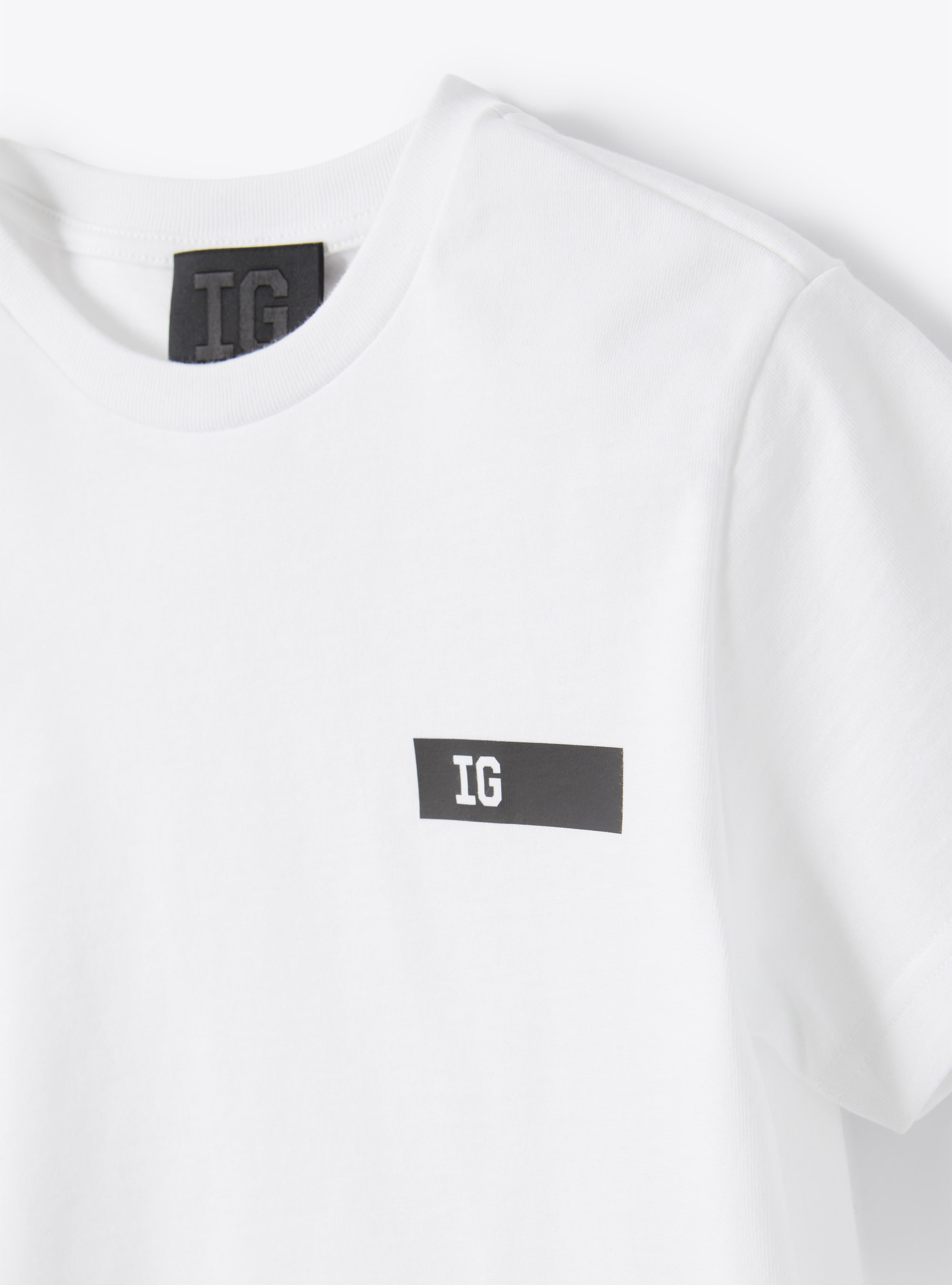 Taped logo regular fit T-shirt - Grey | Il Gufo