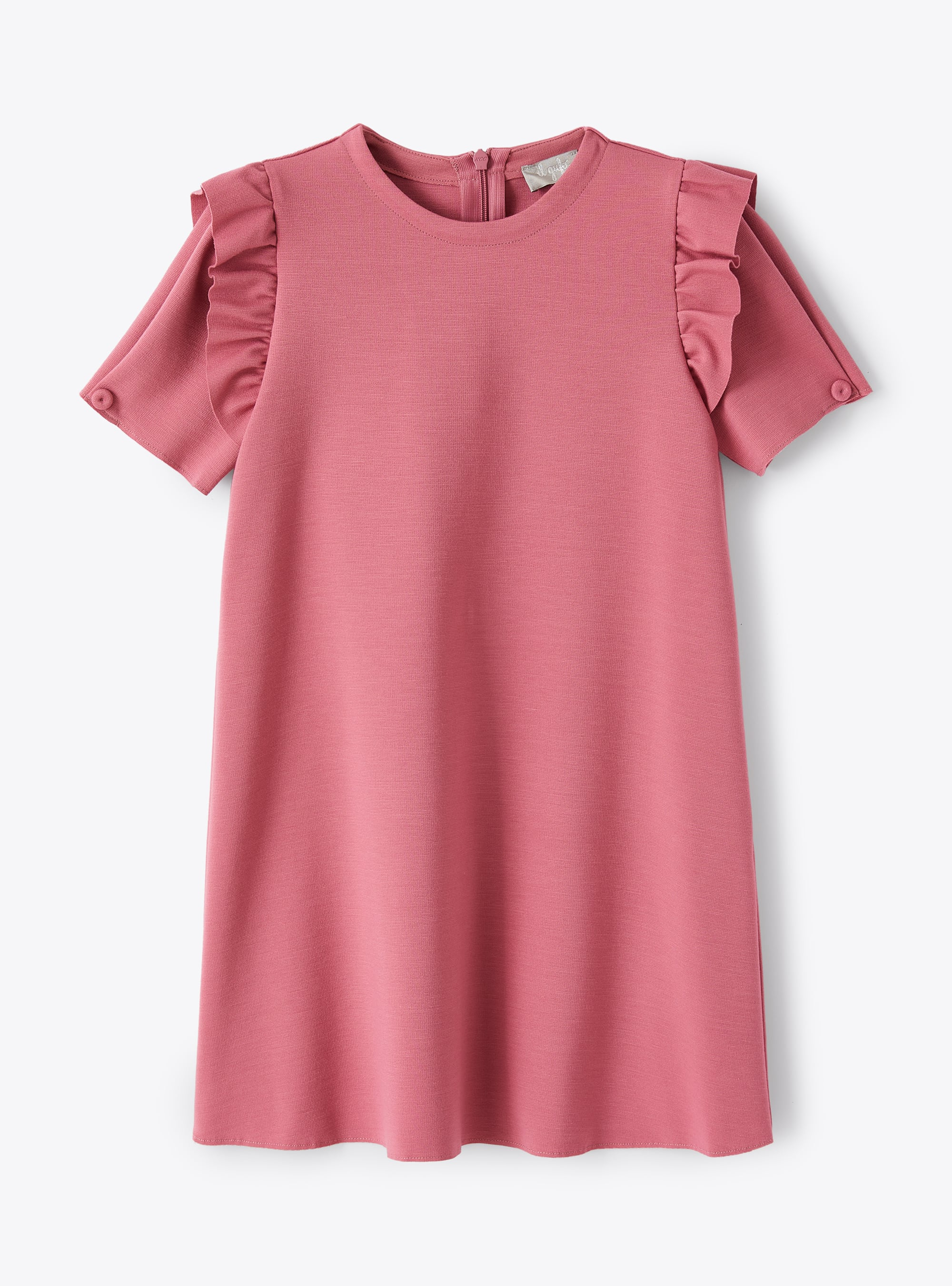 Kurzärmeliges Kleid pink - Rot | Il Gufo