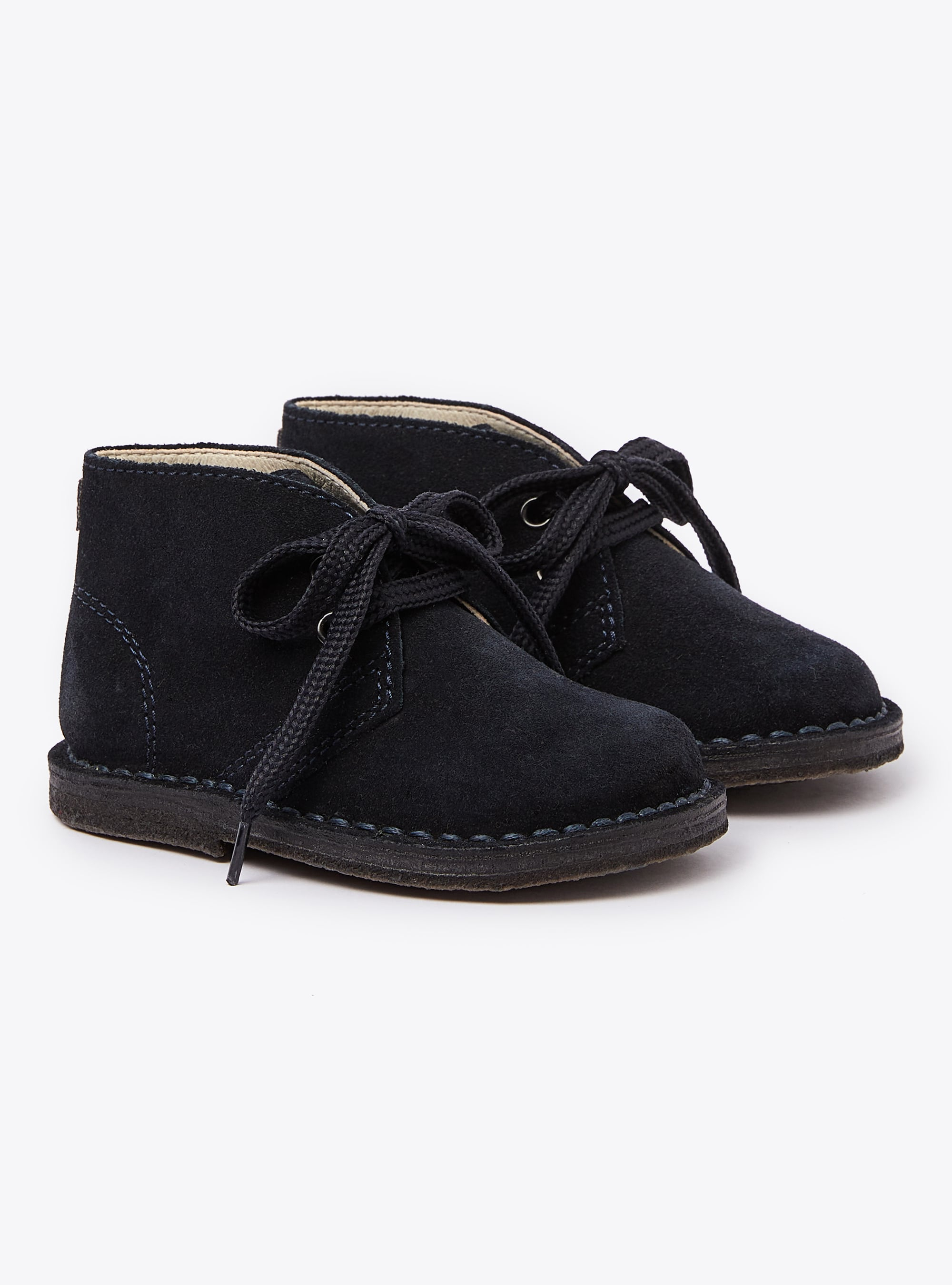 Navy suede baby shoes - Shoes - Il Gufo