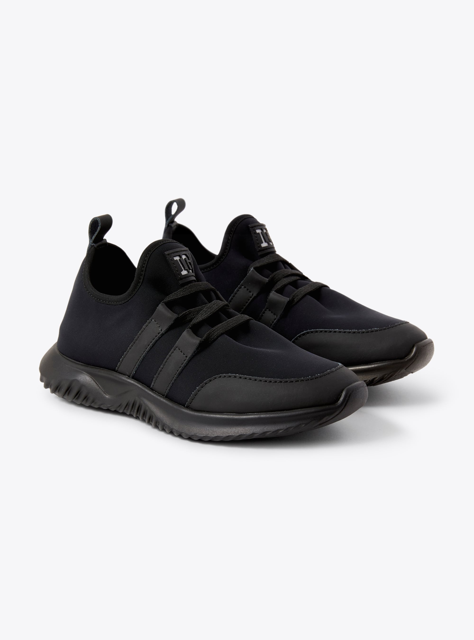 Sneaker aus schwarzem Neopren mit Kordelzug - Schuhe - Il Gufo