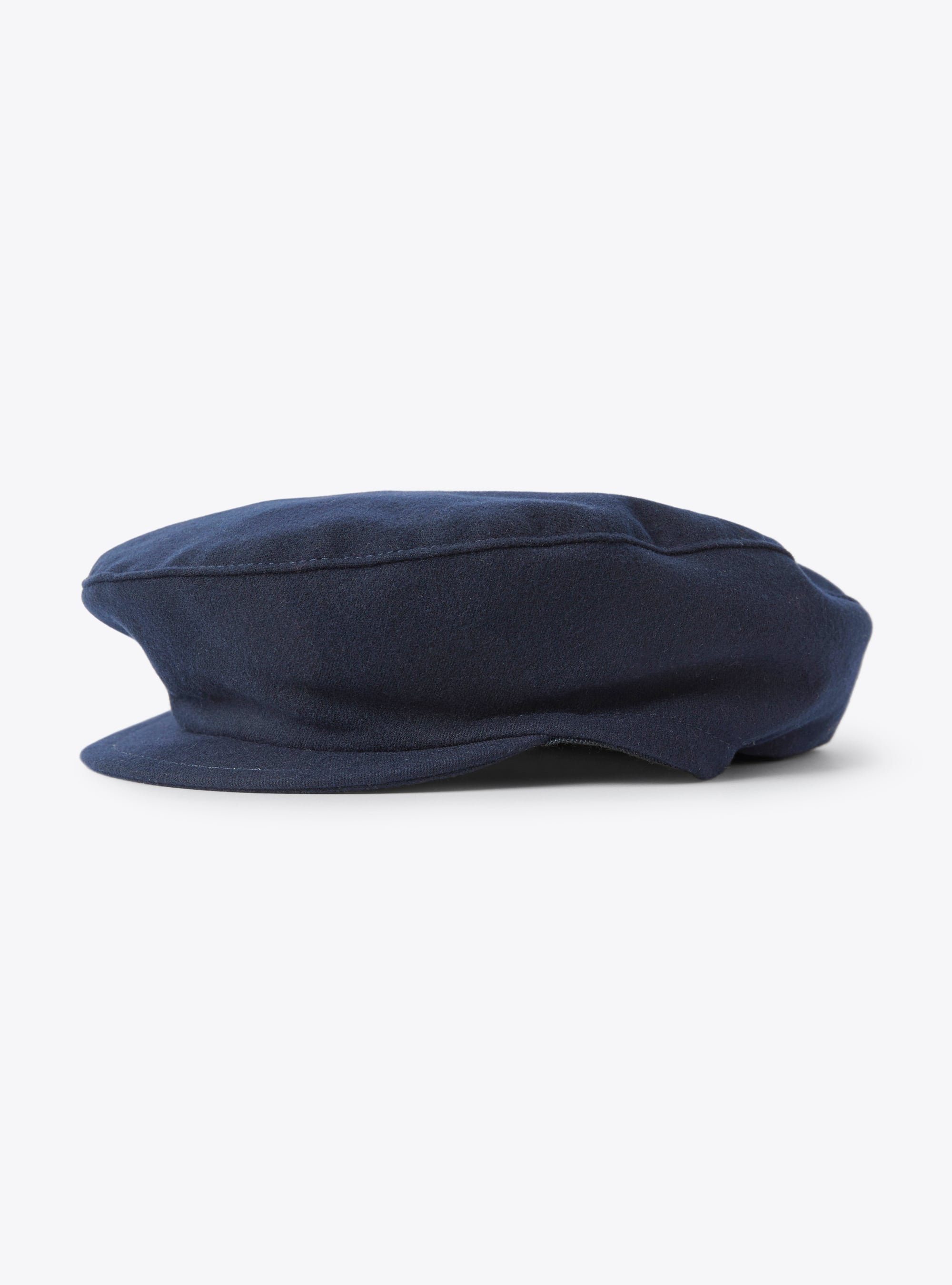 Boy’s flat cap in blue technowool - Accessories - Il Gufo