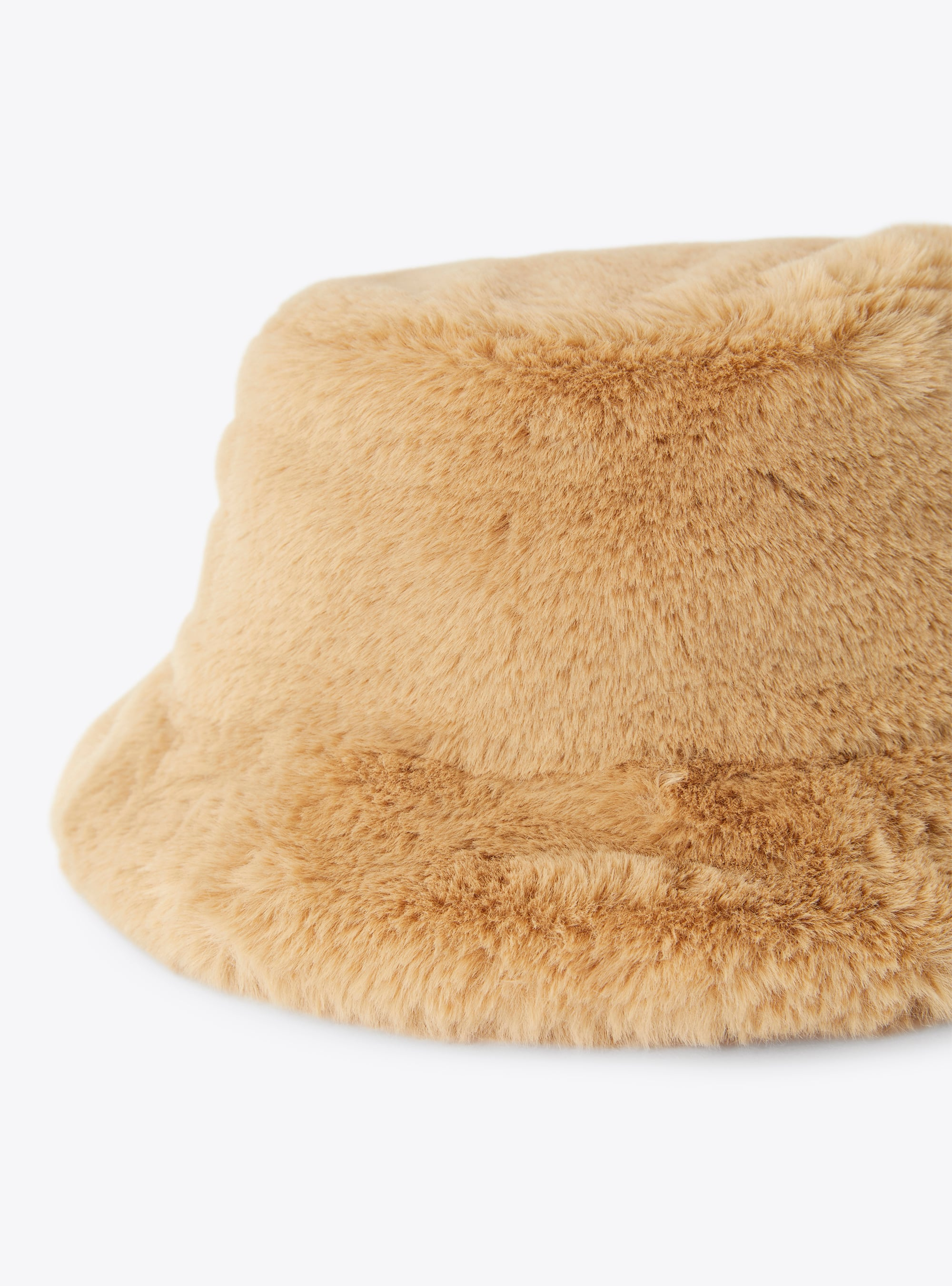 Fisherman hat in faux fur - Brown | Il Gufo