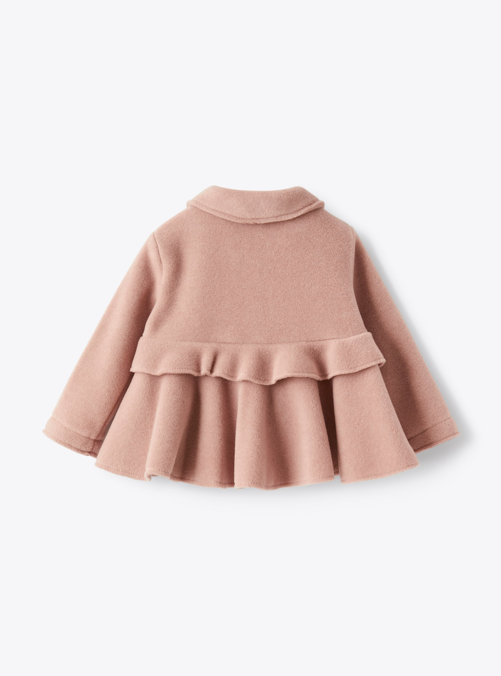 Babyjacke für Mädchen aus Fleece in Rosa - Rose | Il Gufo