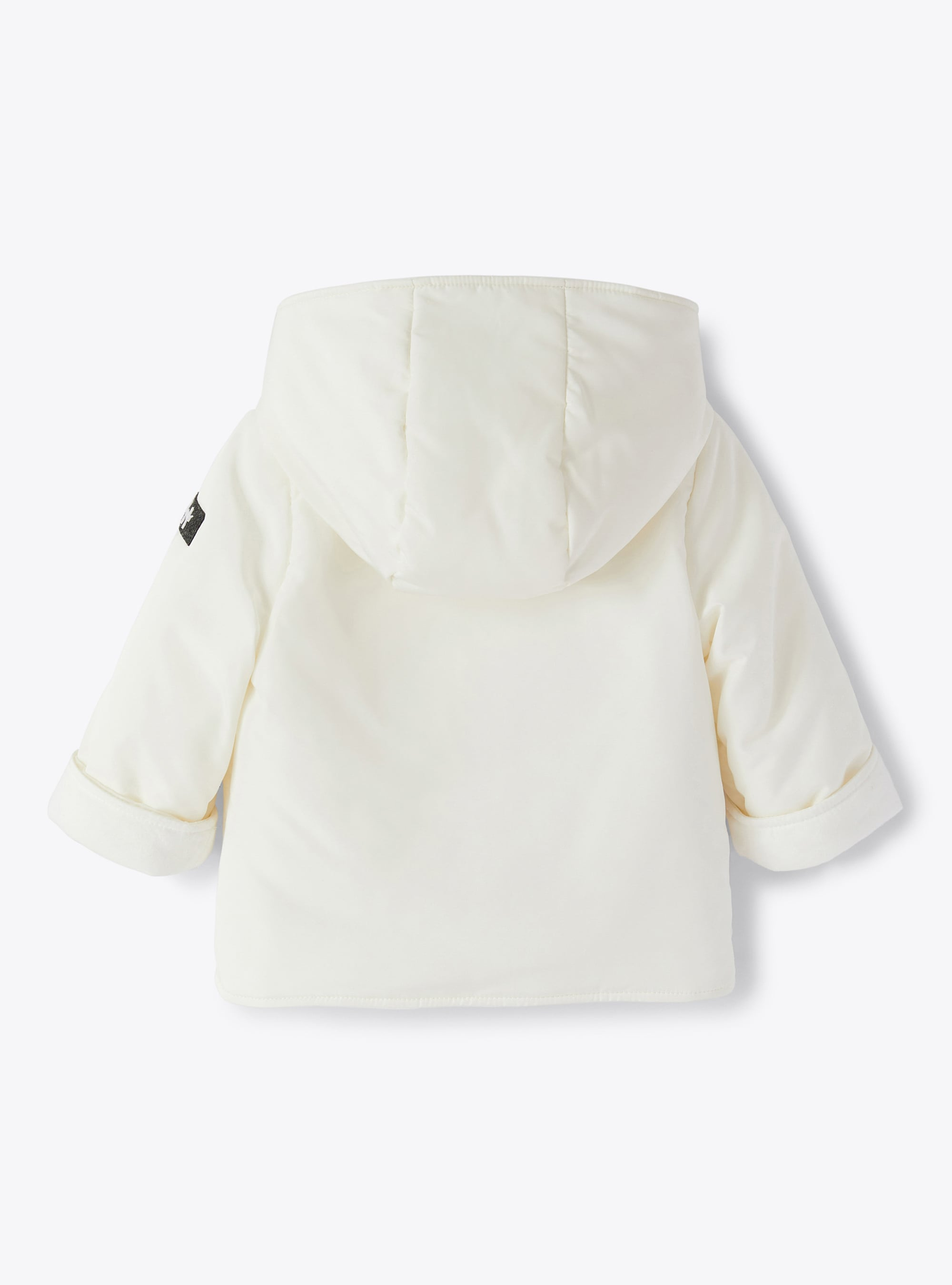 Short jacket with eco-friendly microfibre padding - White | Il Gufo