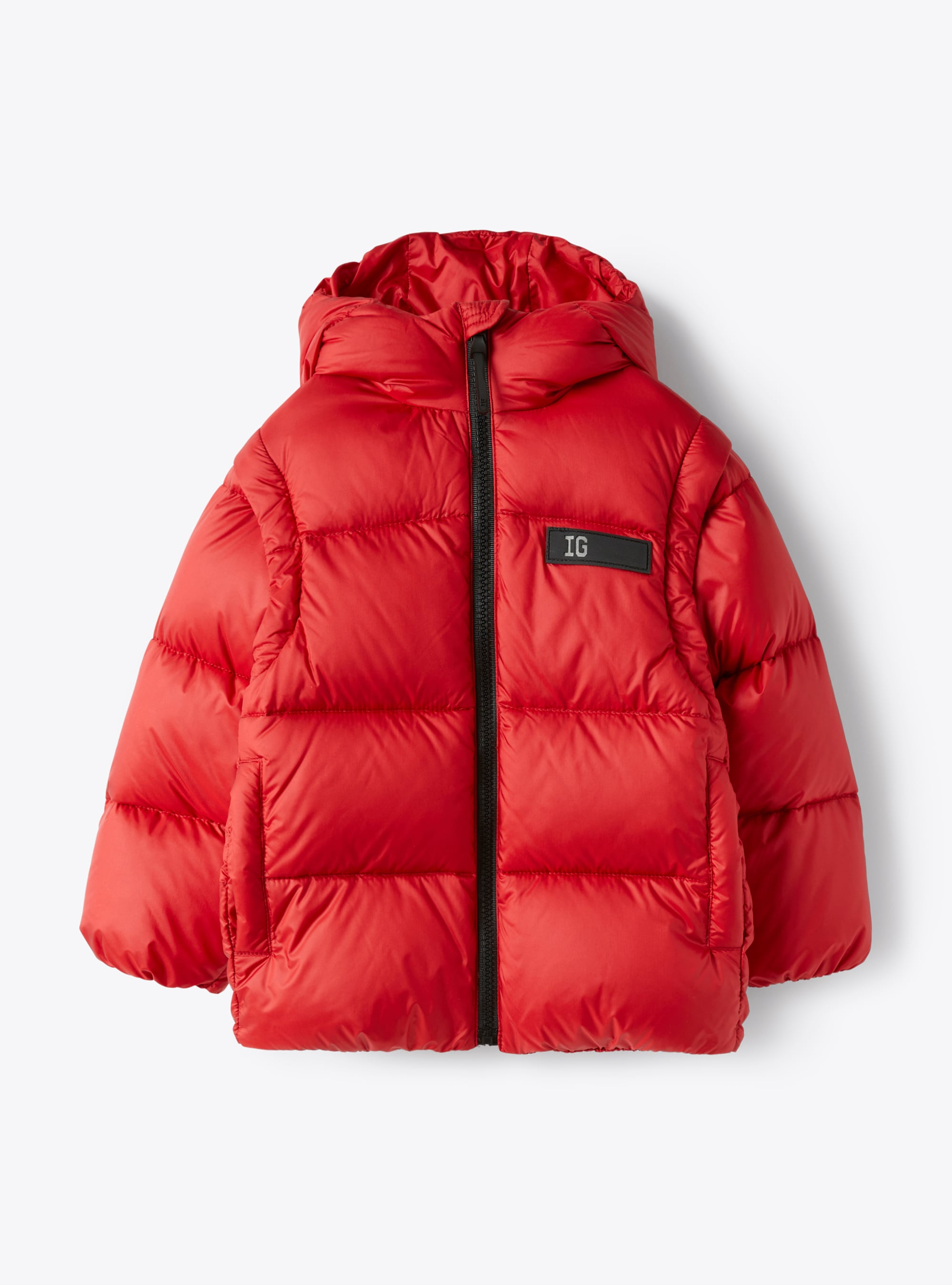 short down jacket with detachable sleeves - Down Jackets - Il Gufo
