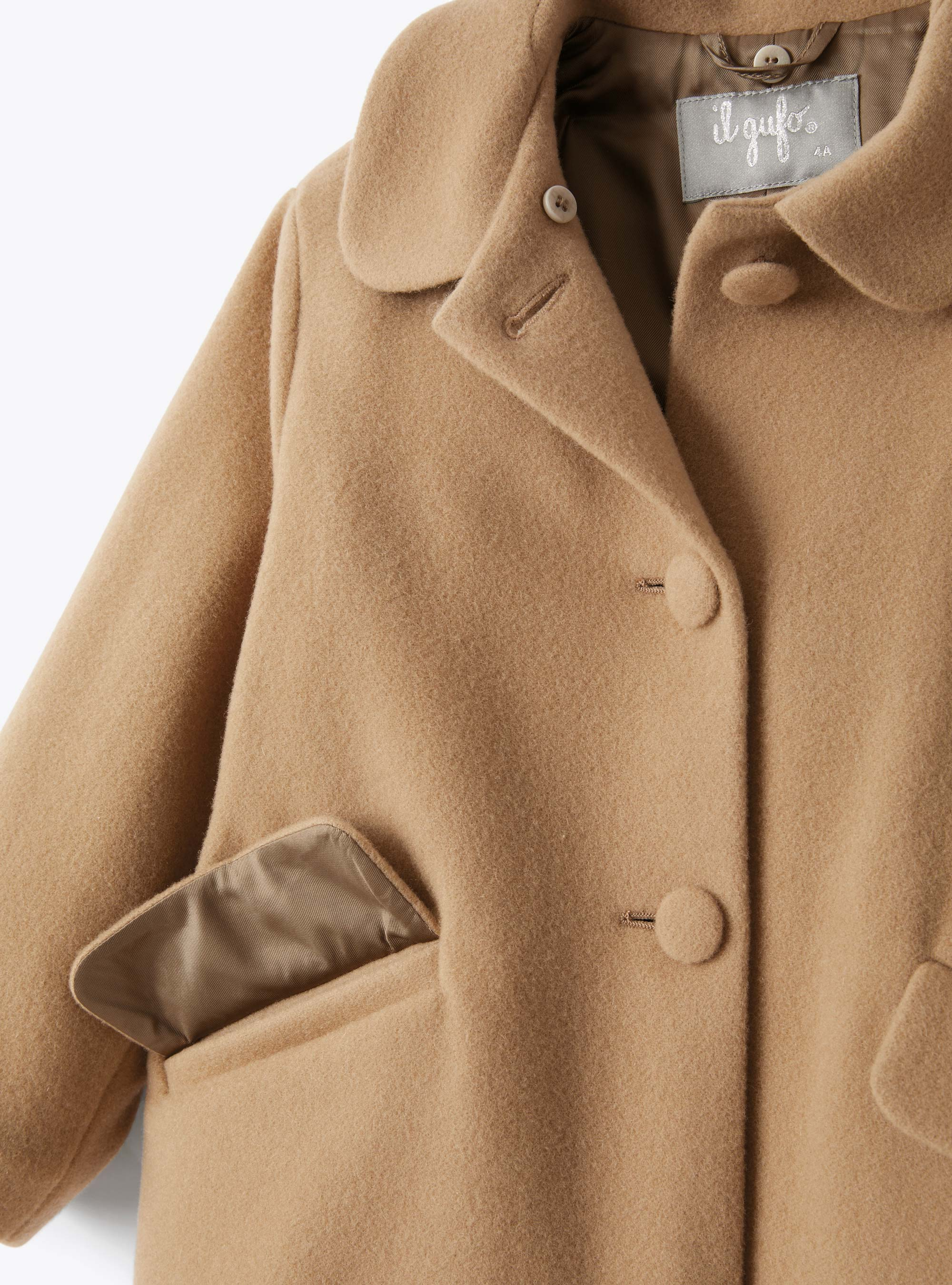 Mantel aus Woll- Und Kaschmirstoff - Braun | Il Gufo