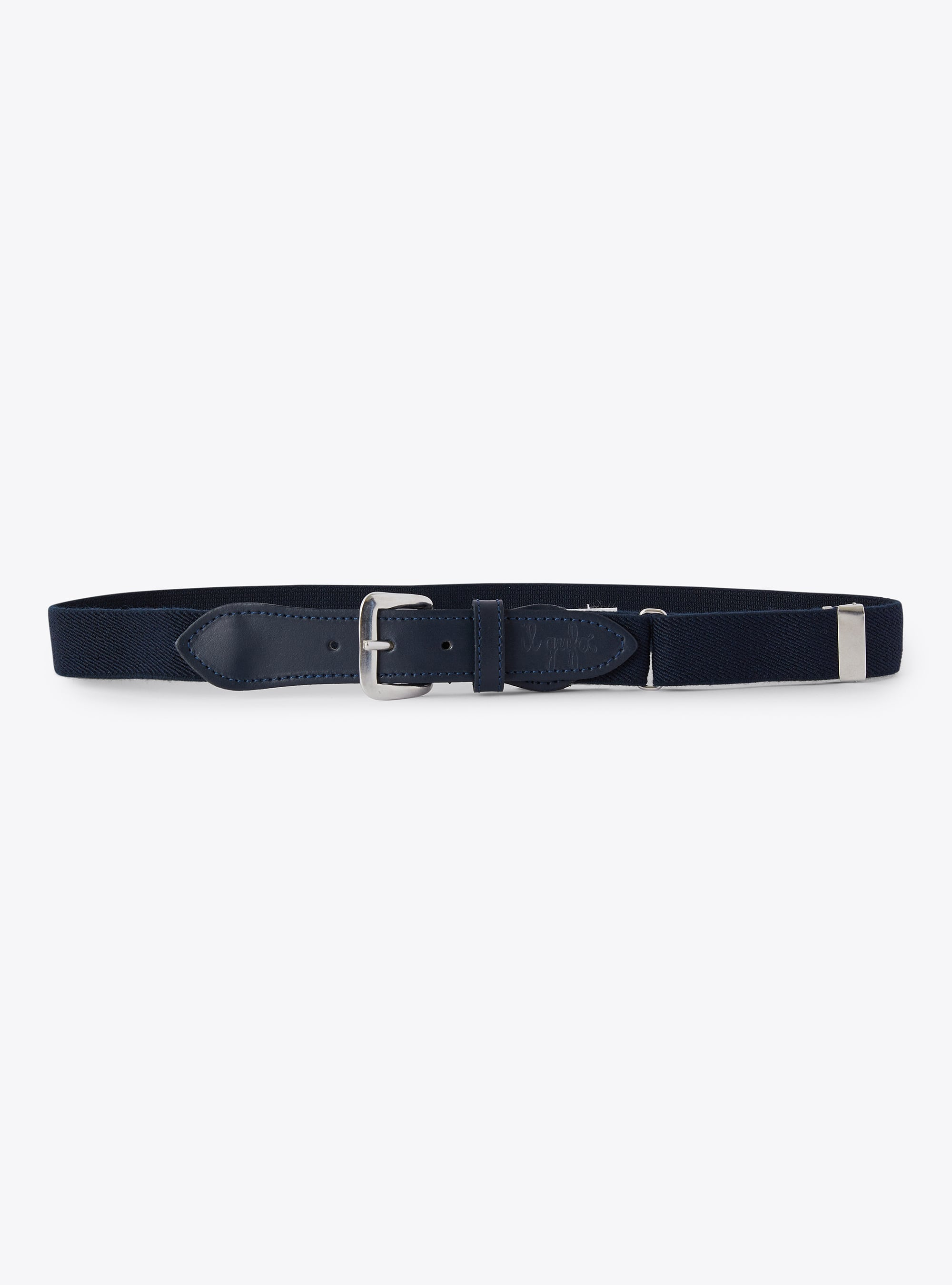Navy stretch belt - Accessories - Il Gufo