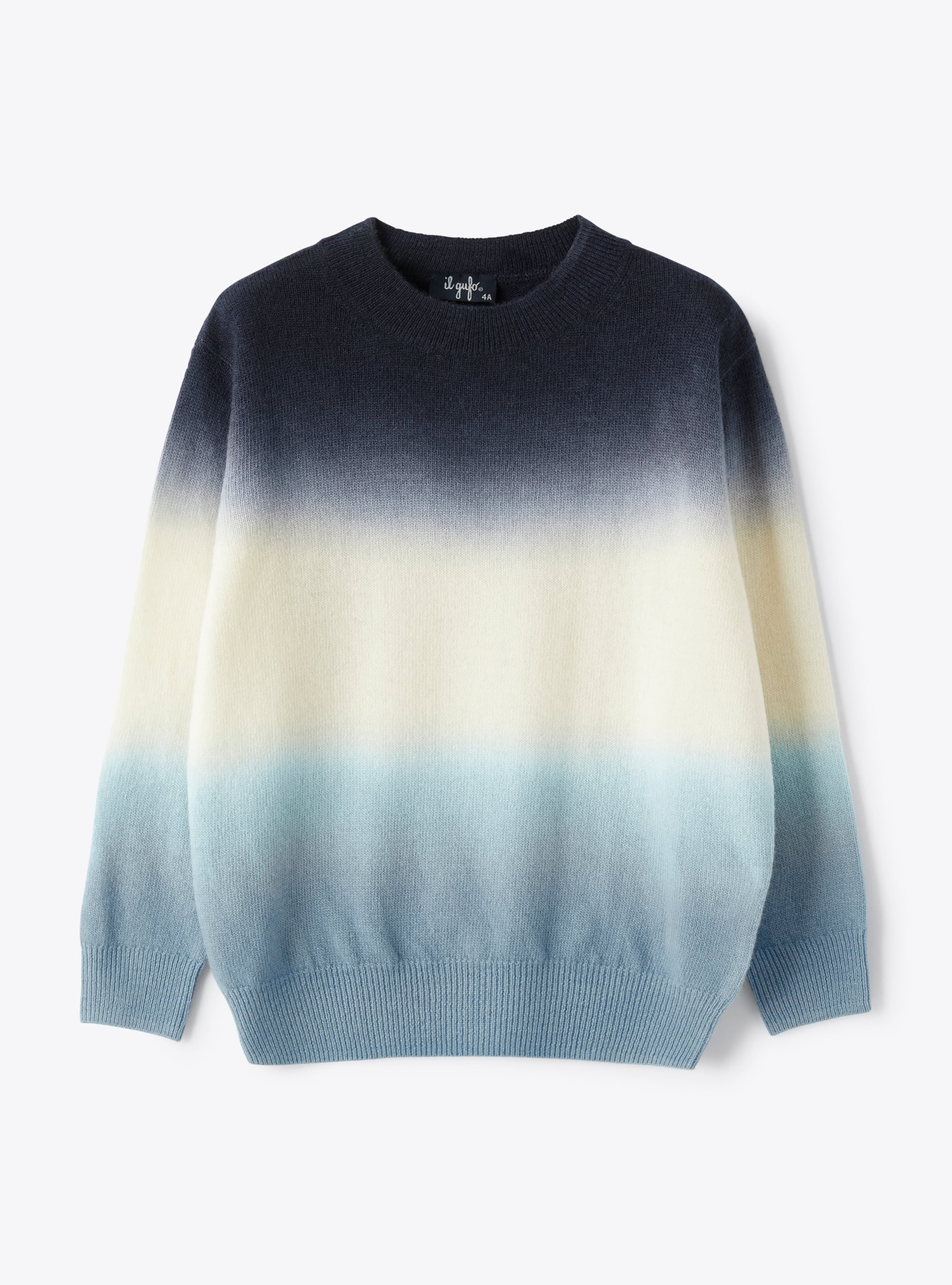 Merino sweater with gradient effect - Sweaters - Il Gufo