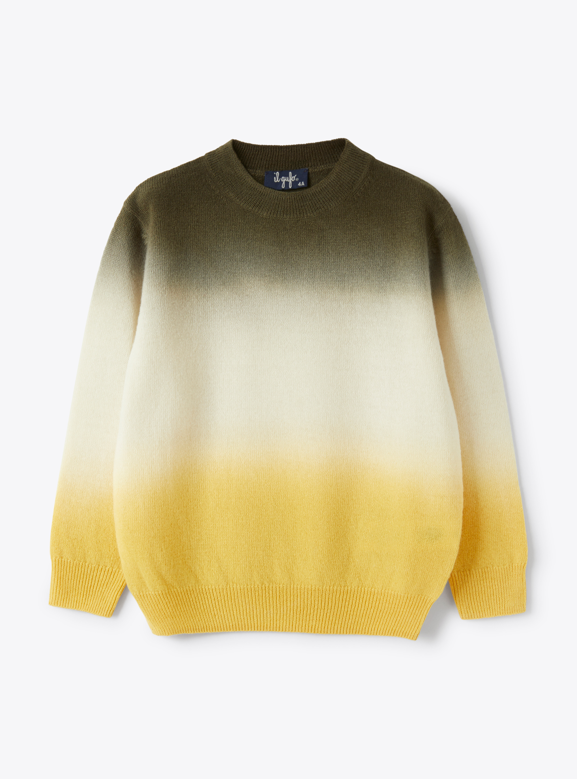 Merino sweater with gradient effect - Sweaters - Il Gufo