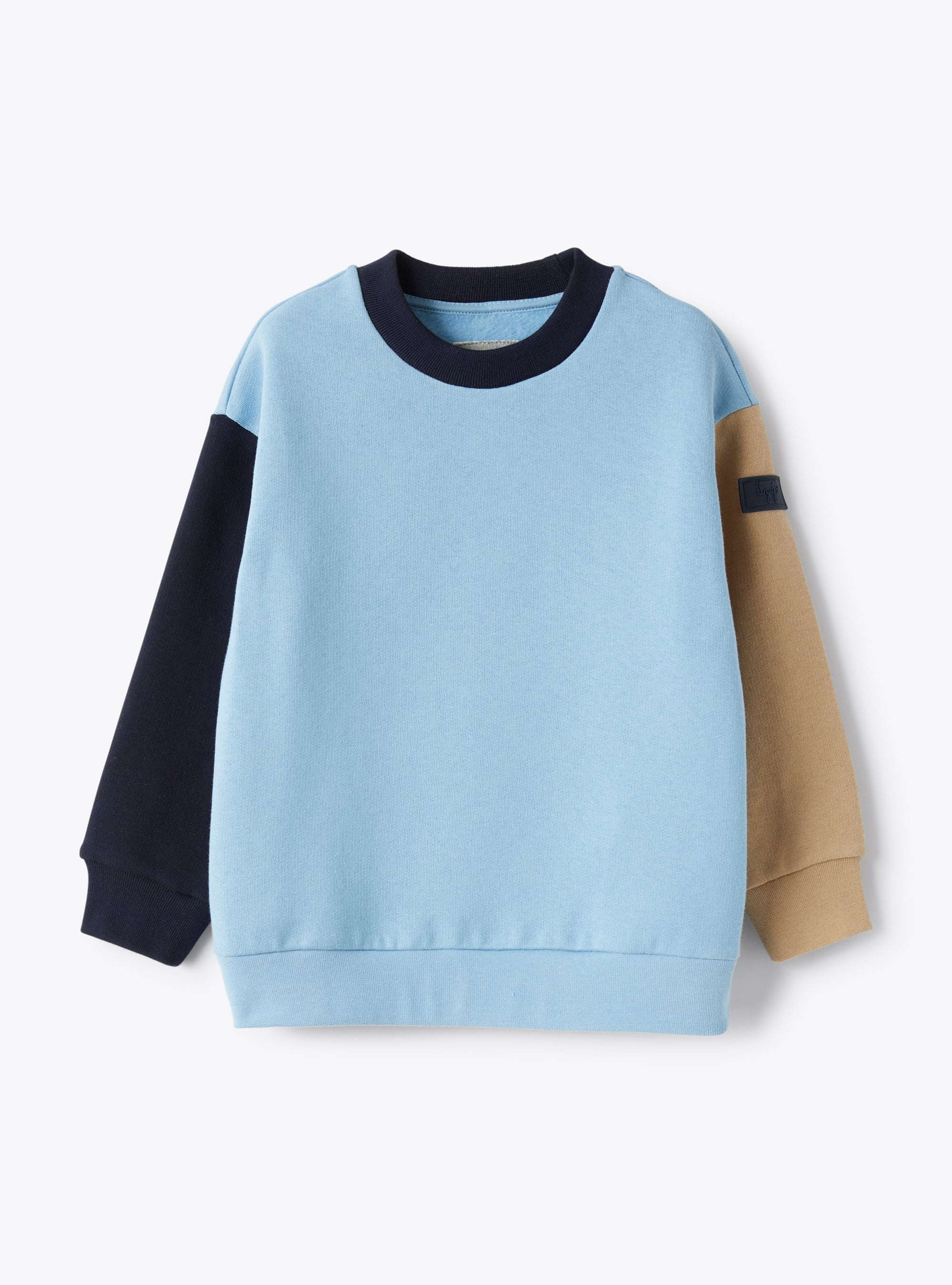 Crew-neck colour-block sweatshirt - Sweatshirts - Il Gufo