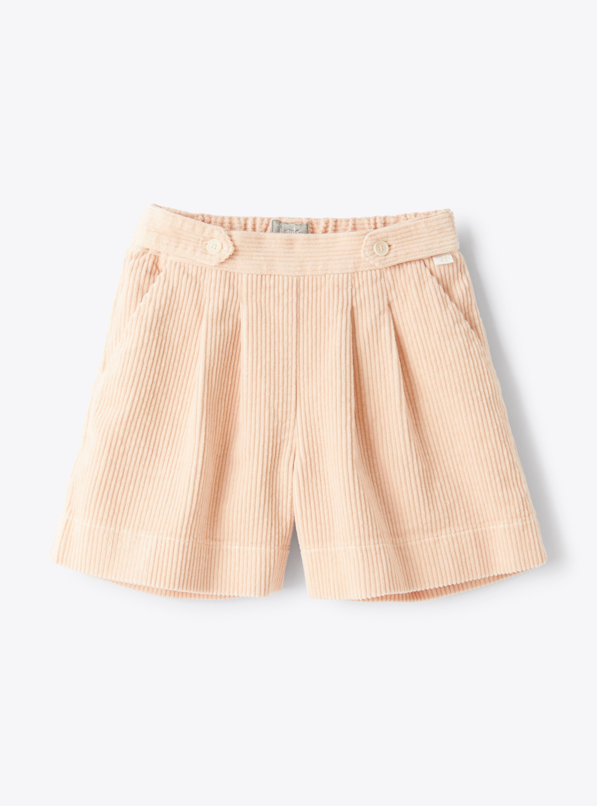 Bermuda shorts in pink corduroy - Trousers - Il Gufo