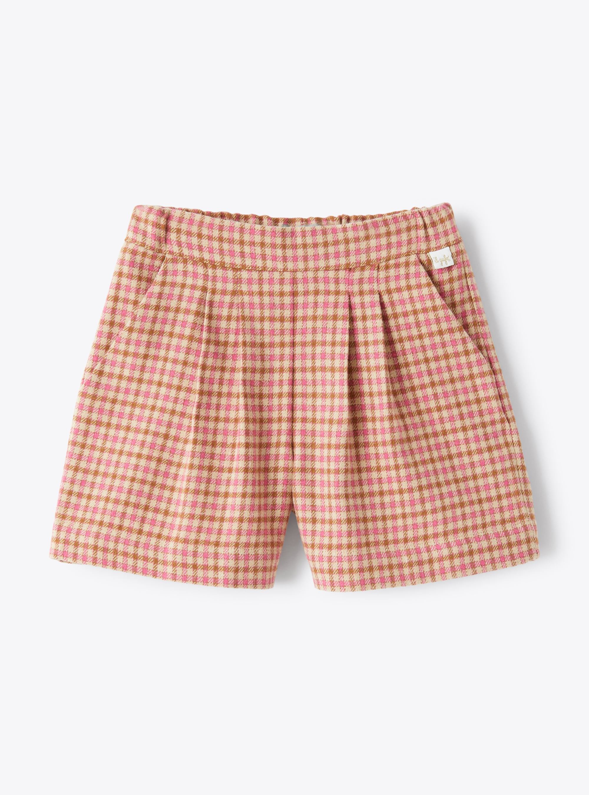 Check-patterned bermuda shorts - Trousers - Il Gufo