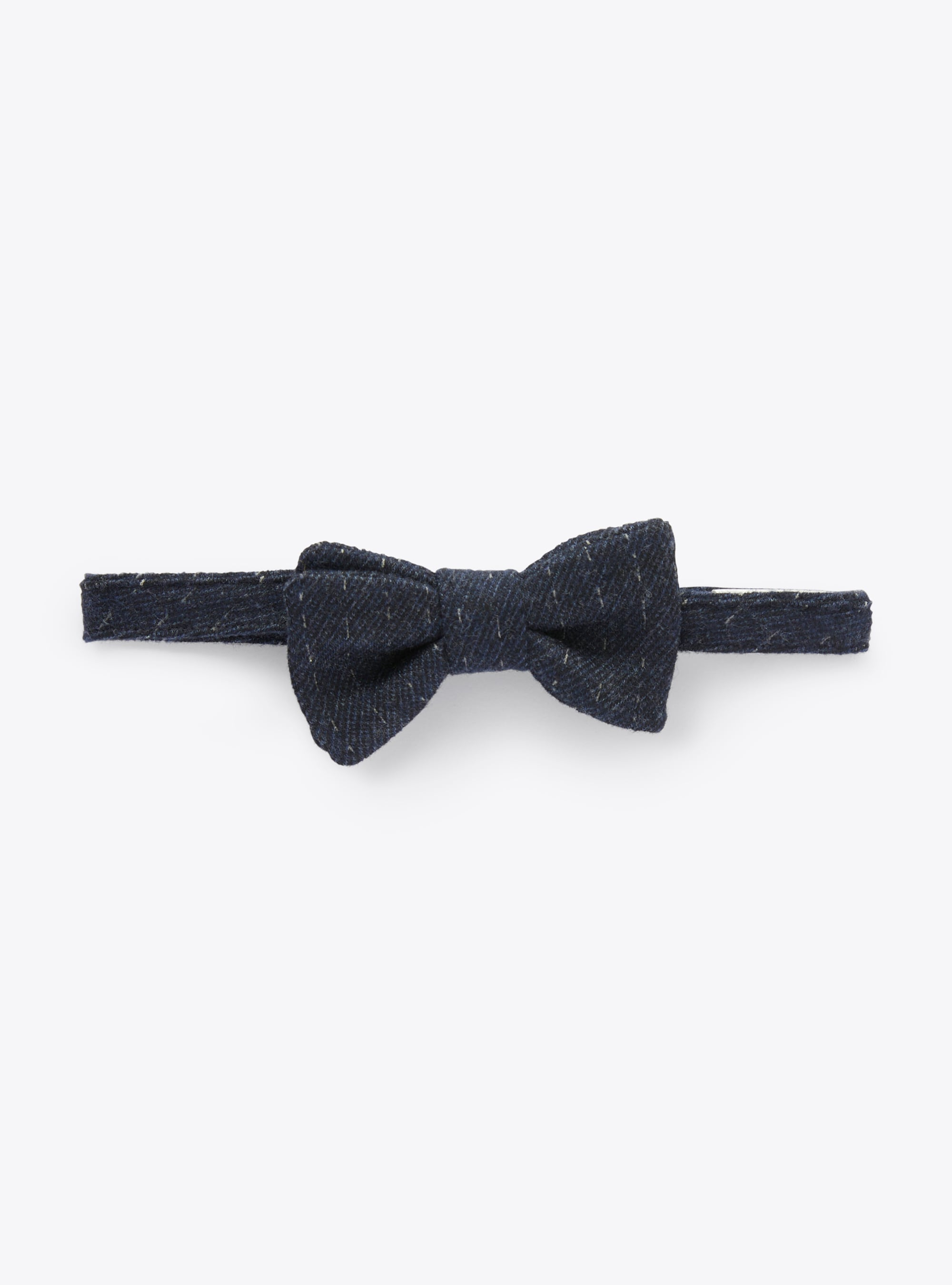 Bow tie in pinstriped stretch jersey - Accessories - Il Gufo