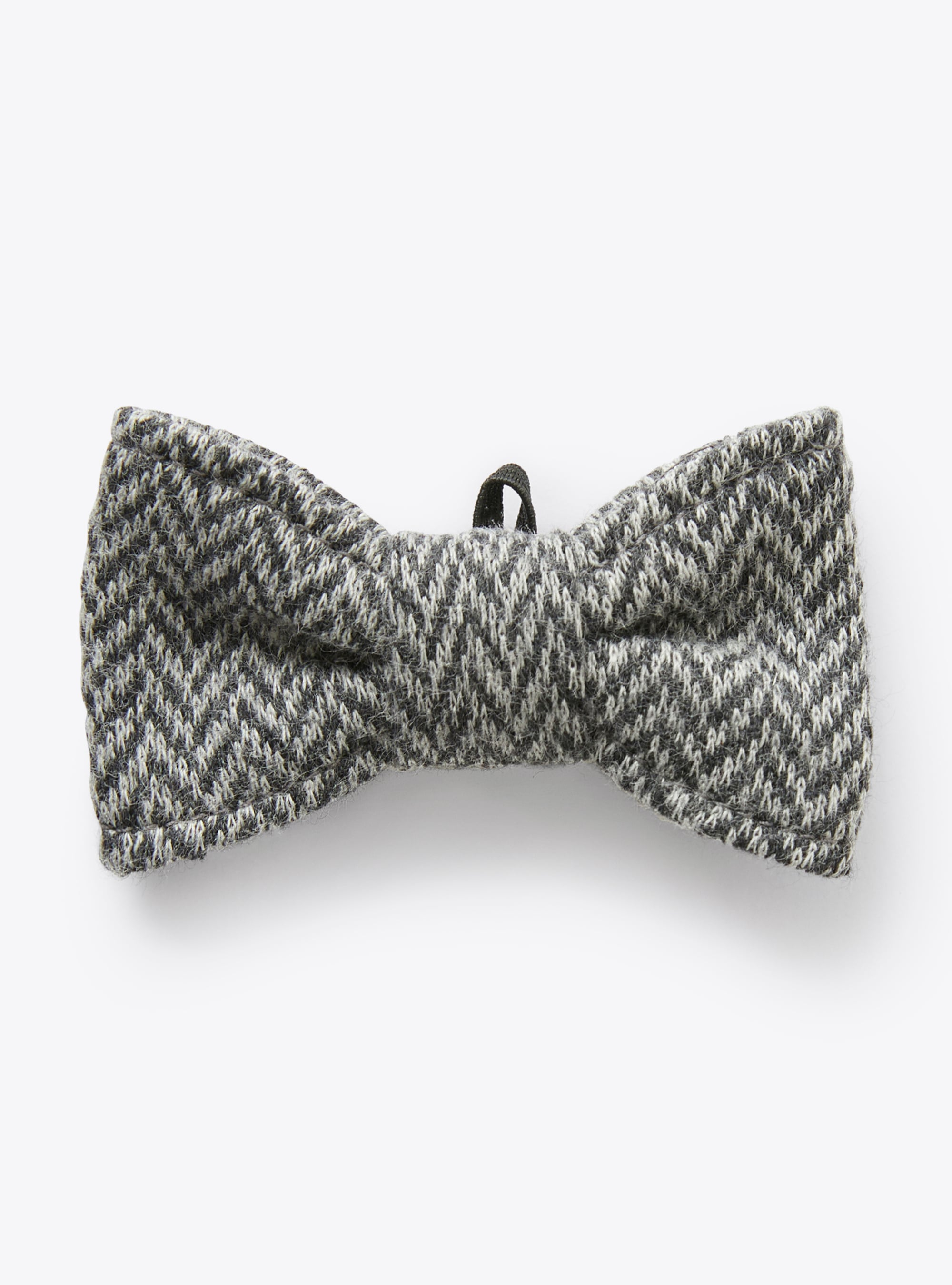 Herringbone bow tie with band - Accessories - Il Gufo