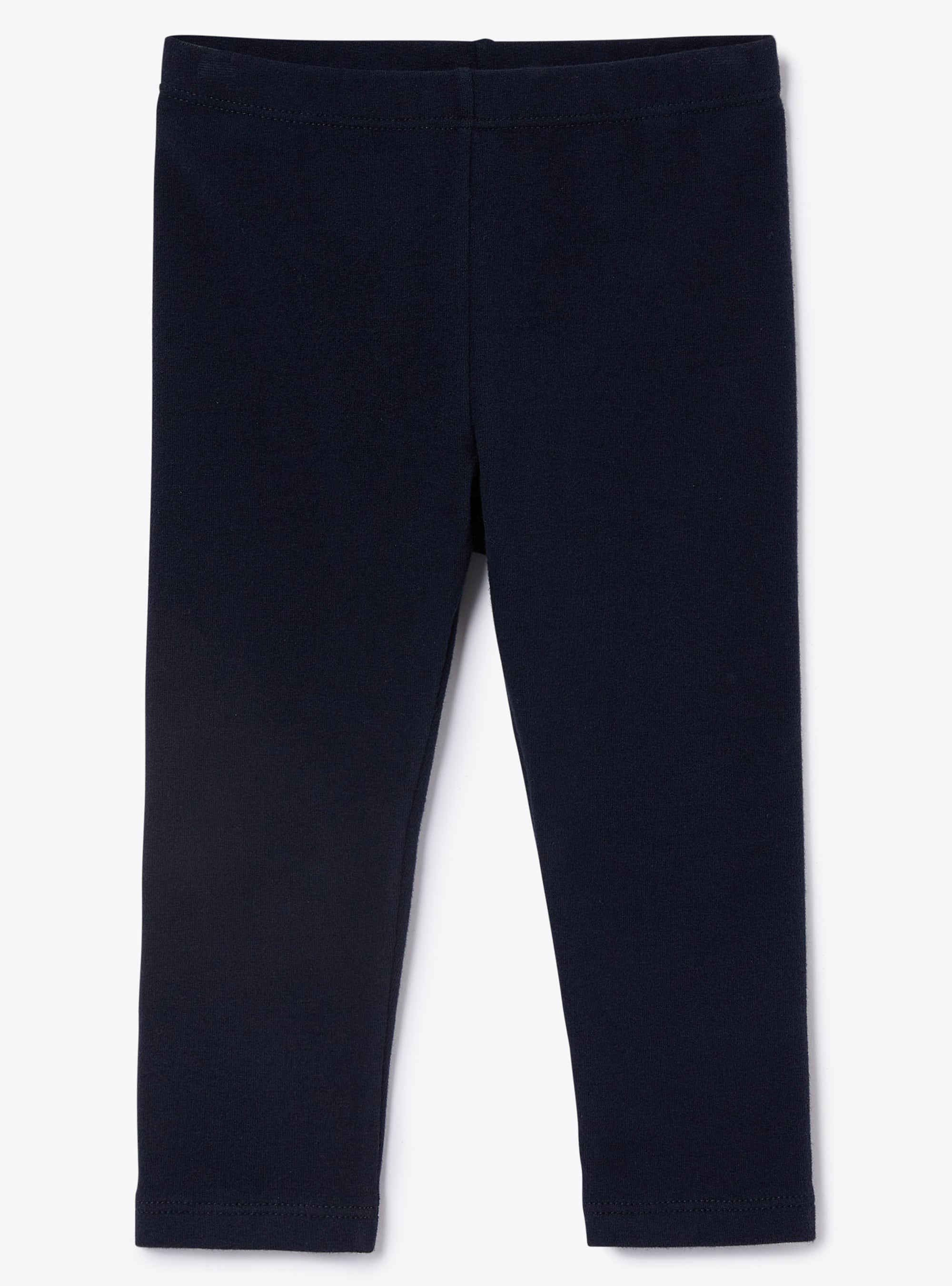 Navy fleece leggings - Trousers - Il Gufo
