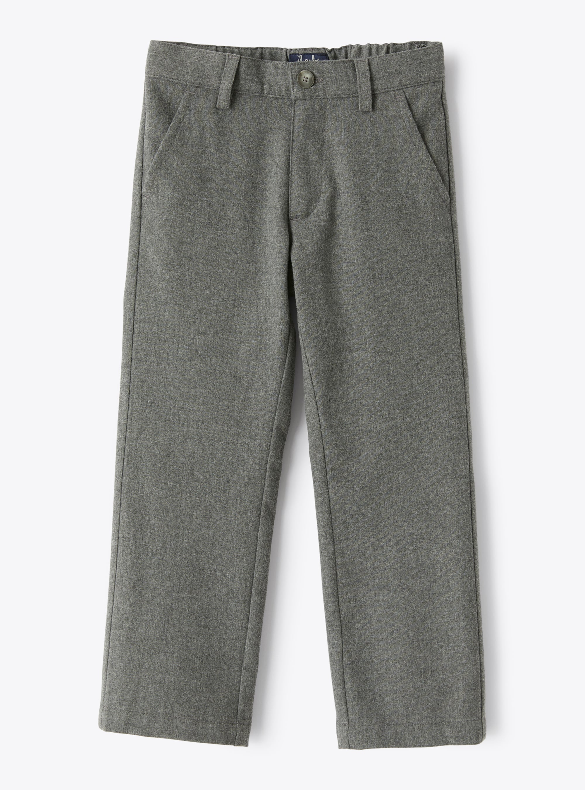 Classic-style trousers in grey technowool - Trousers - Il Gufo