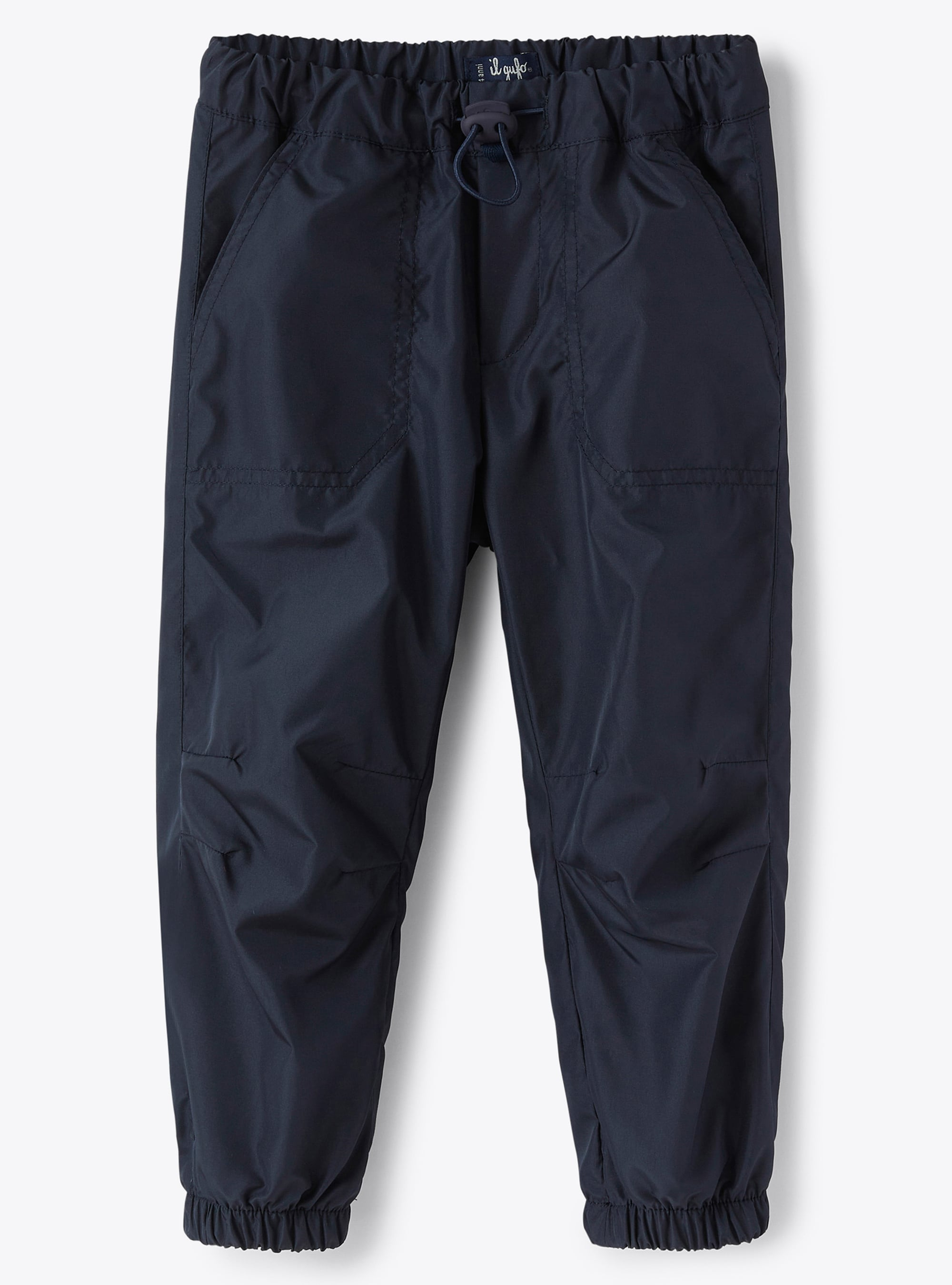 Navy technical fabric trousers - Blue | Il Gufo