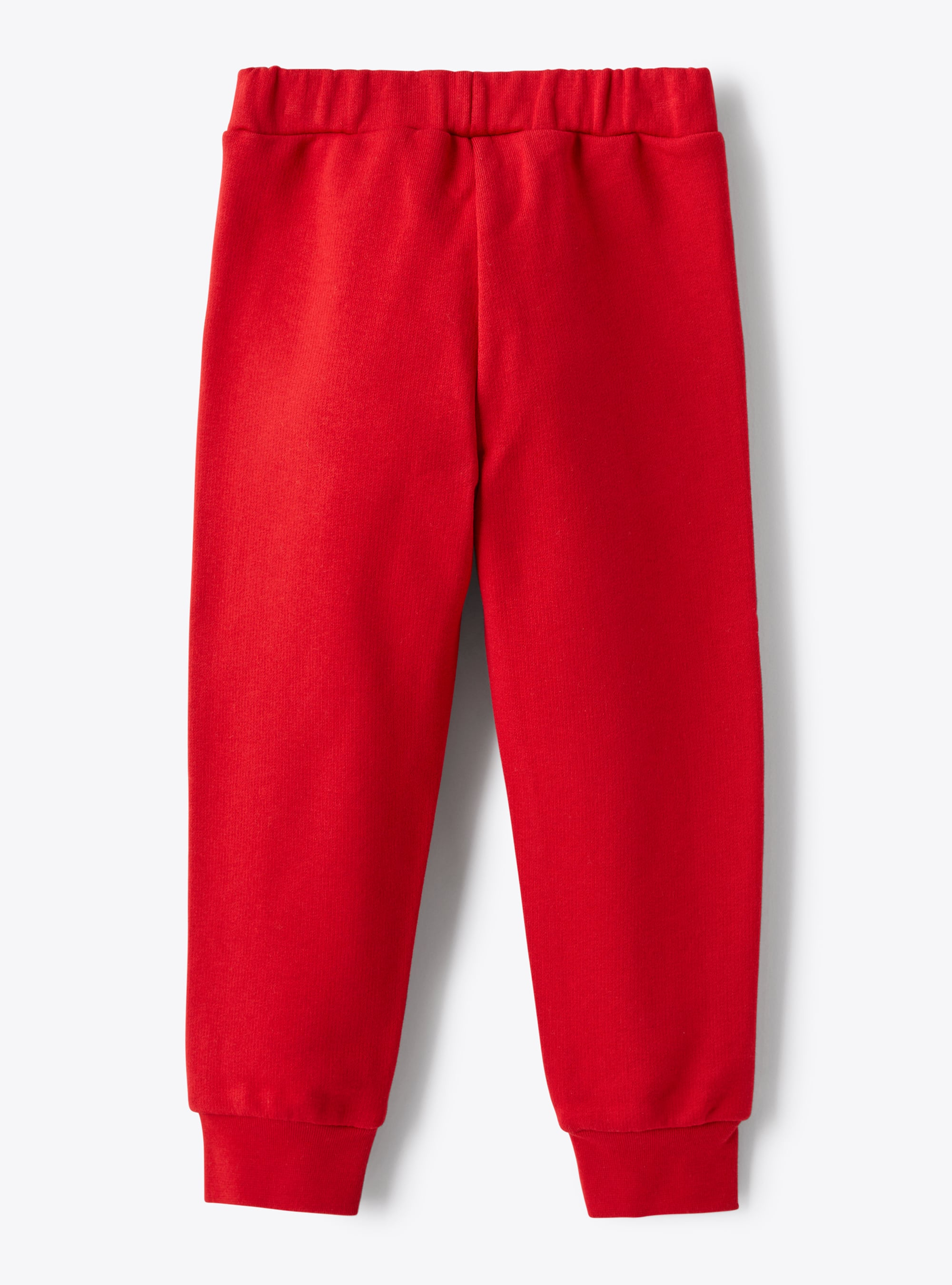 Pantalon de jogging en molleton de coton - Rouge | Il Gufo