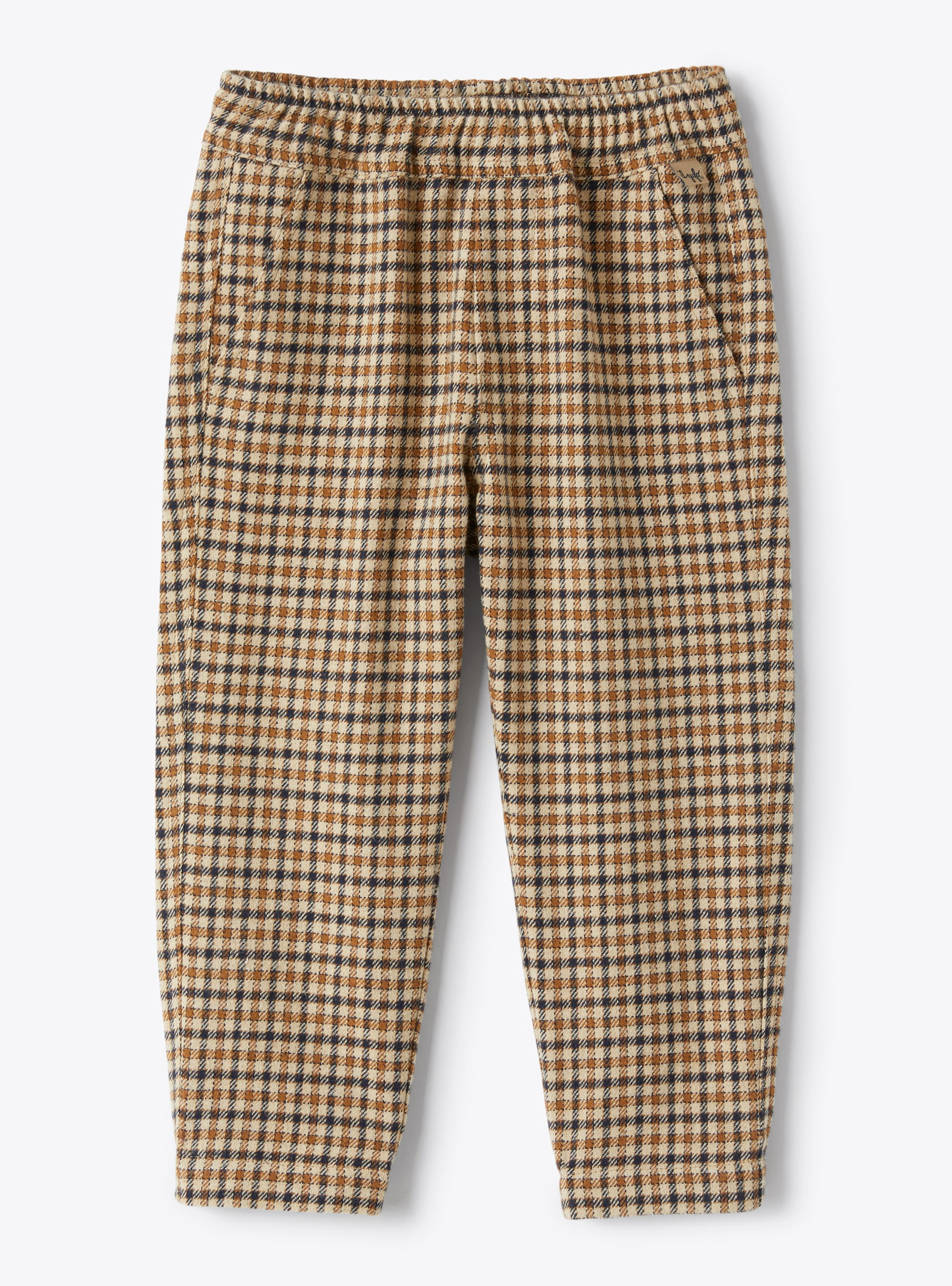 Pantalon à motif fantaisie à petits carreaux - Pantalons - Il Gufo