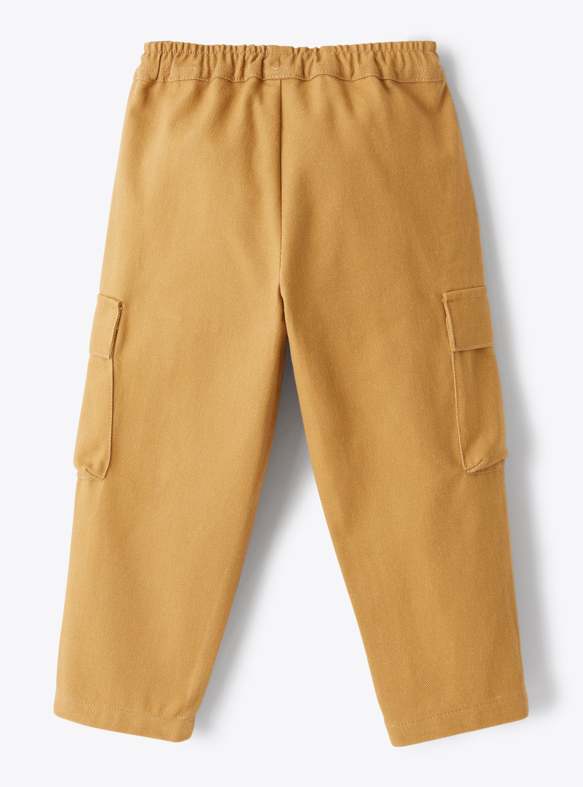 Cargo pants in brown bull cotton - Brown | Il Gufo