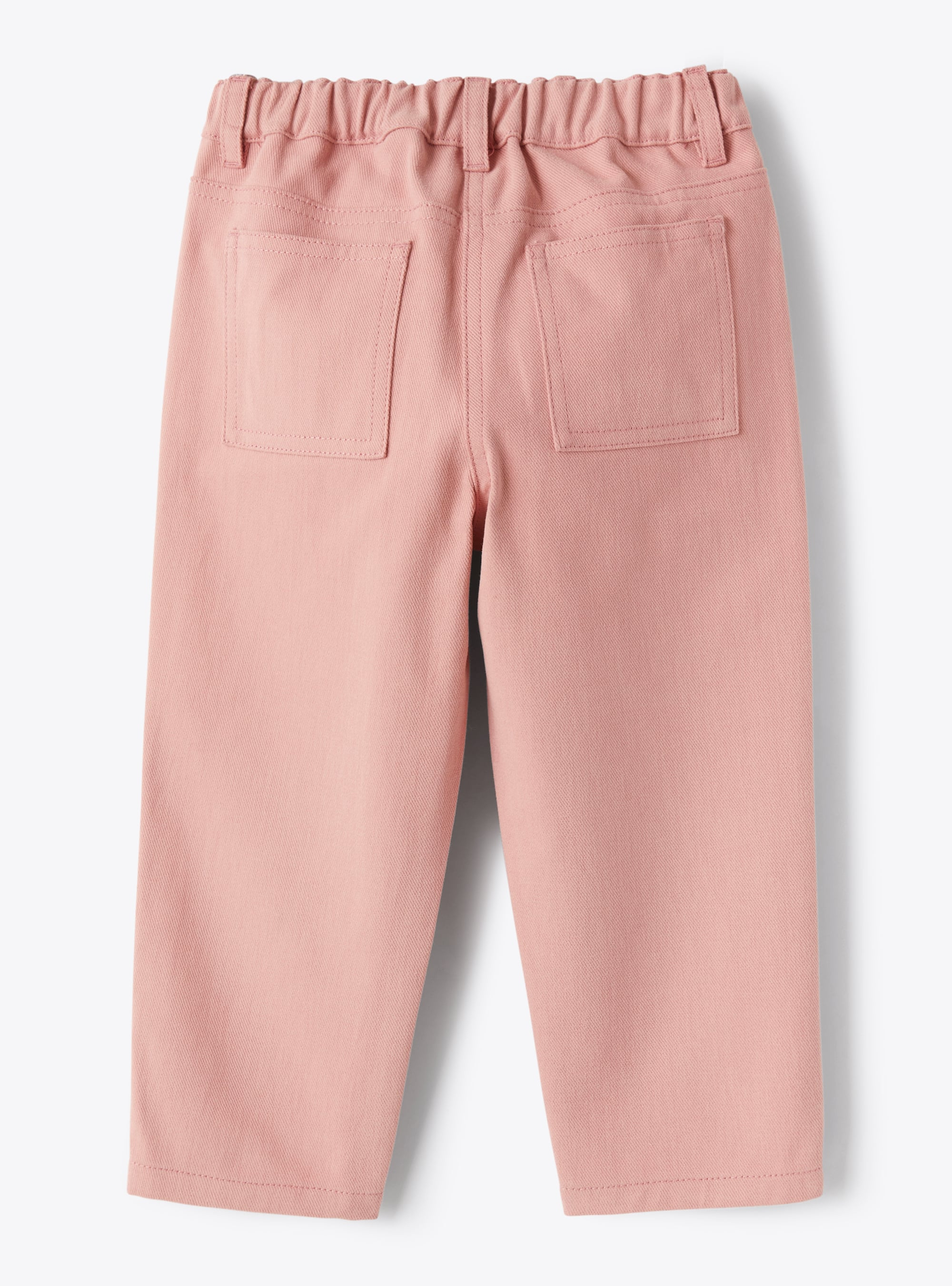 Pantaloni taglio a carota in bull rosa - Rosa | Il Gufo
