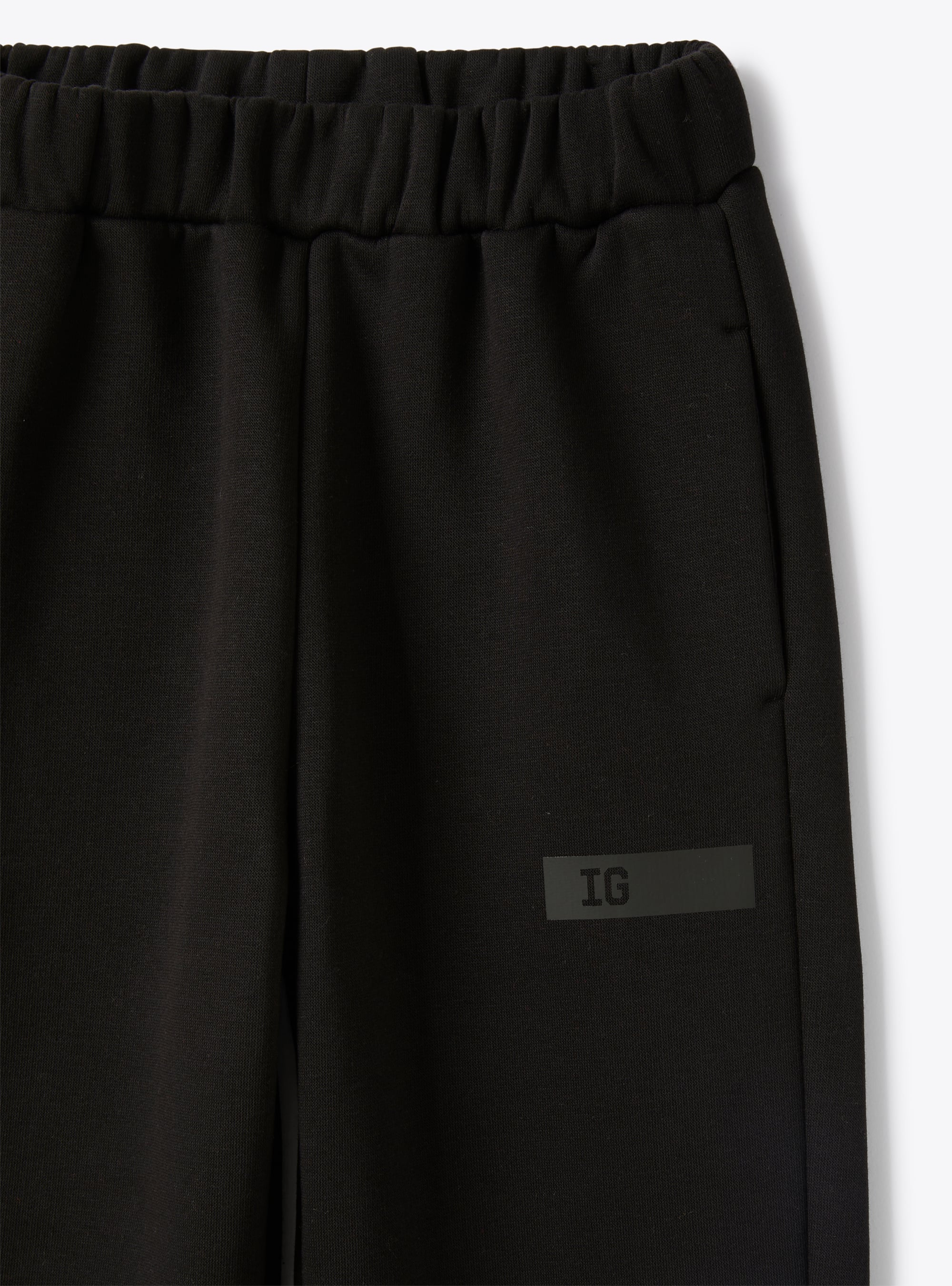 Pantalon de jogging en molleton technique noir - Noir | Il Gufo