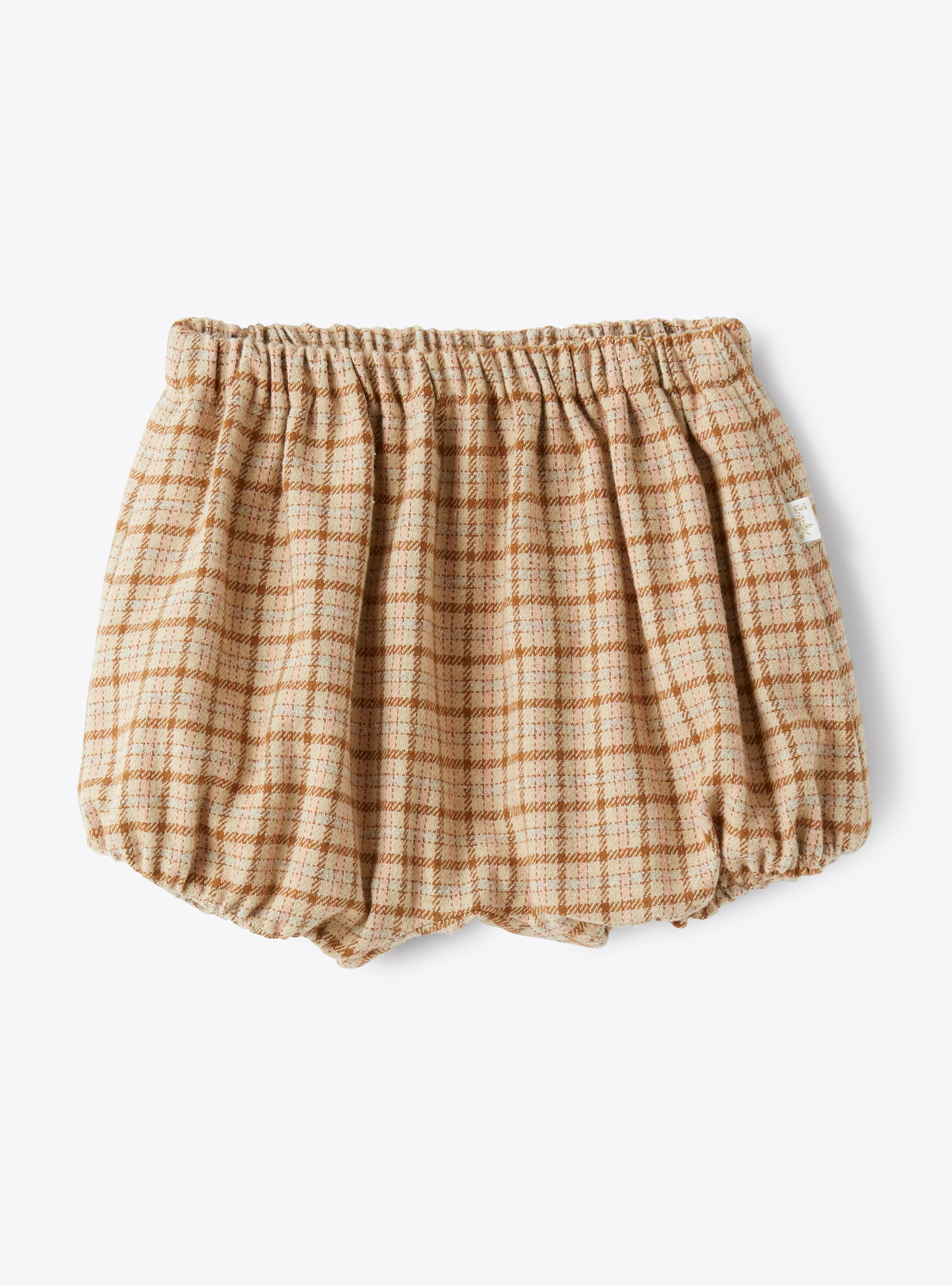 Baby girl’s shorts in a check pattern - Trousers - Il Gufo