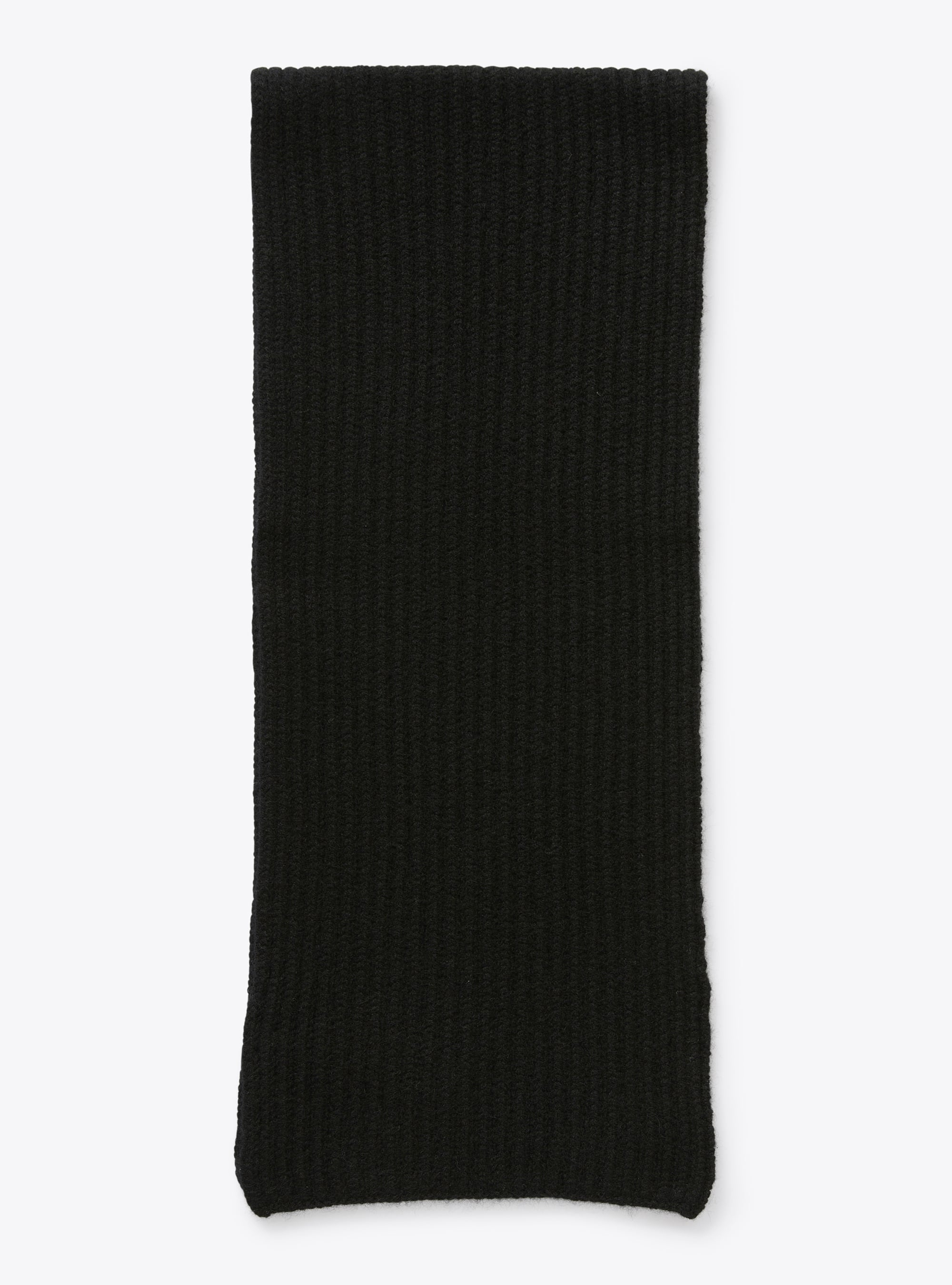 Black cashmere scarf - Accessories - Il Gufo