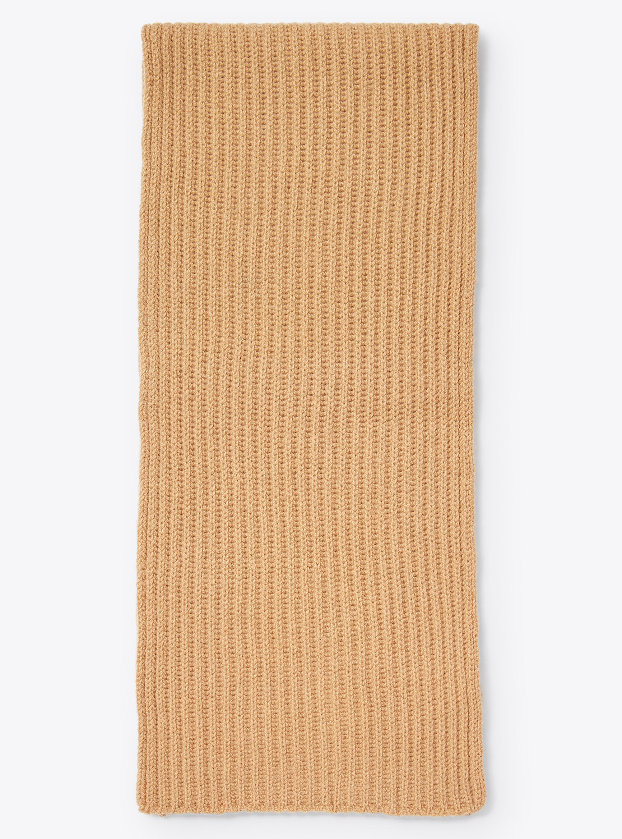 Beige cashmere scarf - Brown | Il Gufo