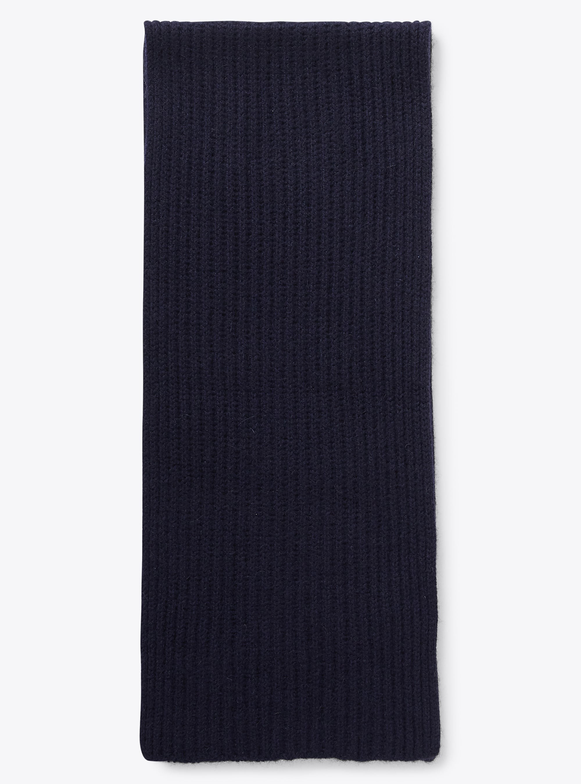 Navy cashmere scarf - Accessories - Il Gufo
