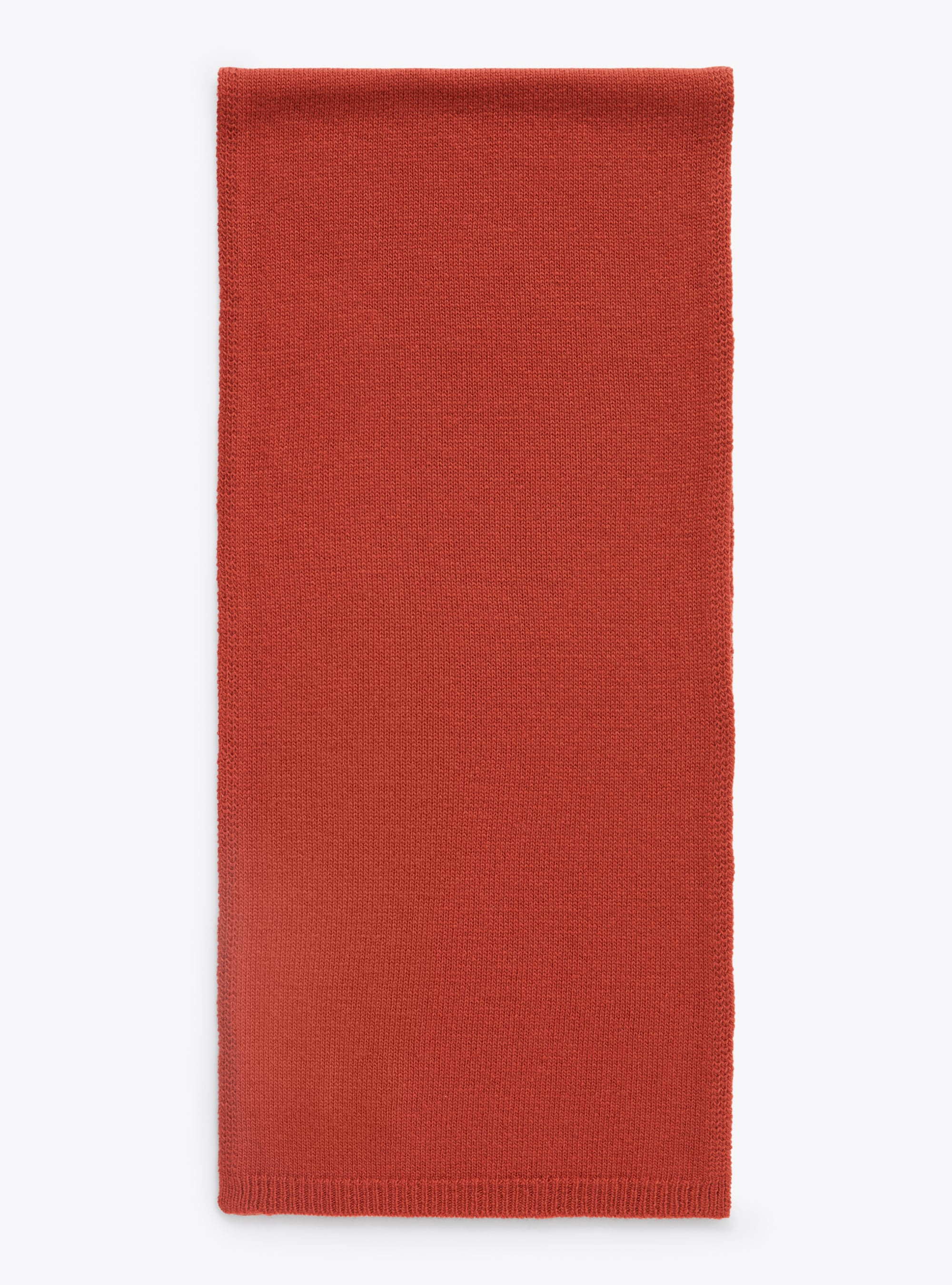 Orange merino wool scarf - Accessories - Il Gufo