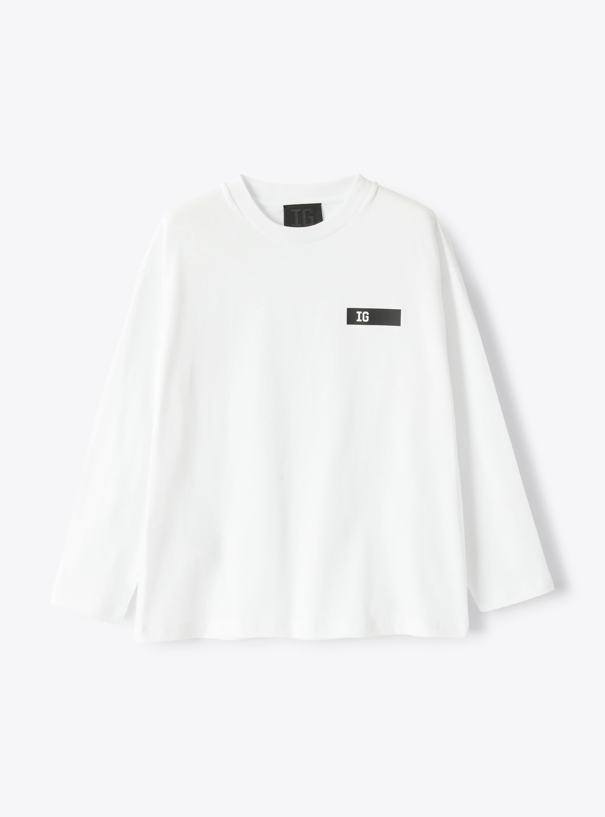 Long-sleeve jersey T-shirt with IG logo - T-shirts - Il Gufo