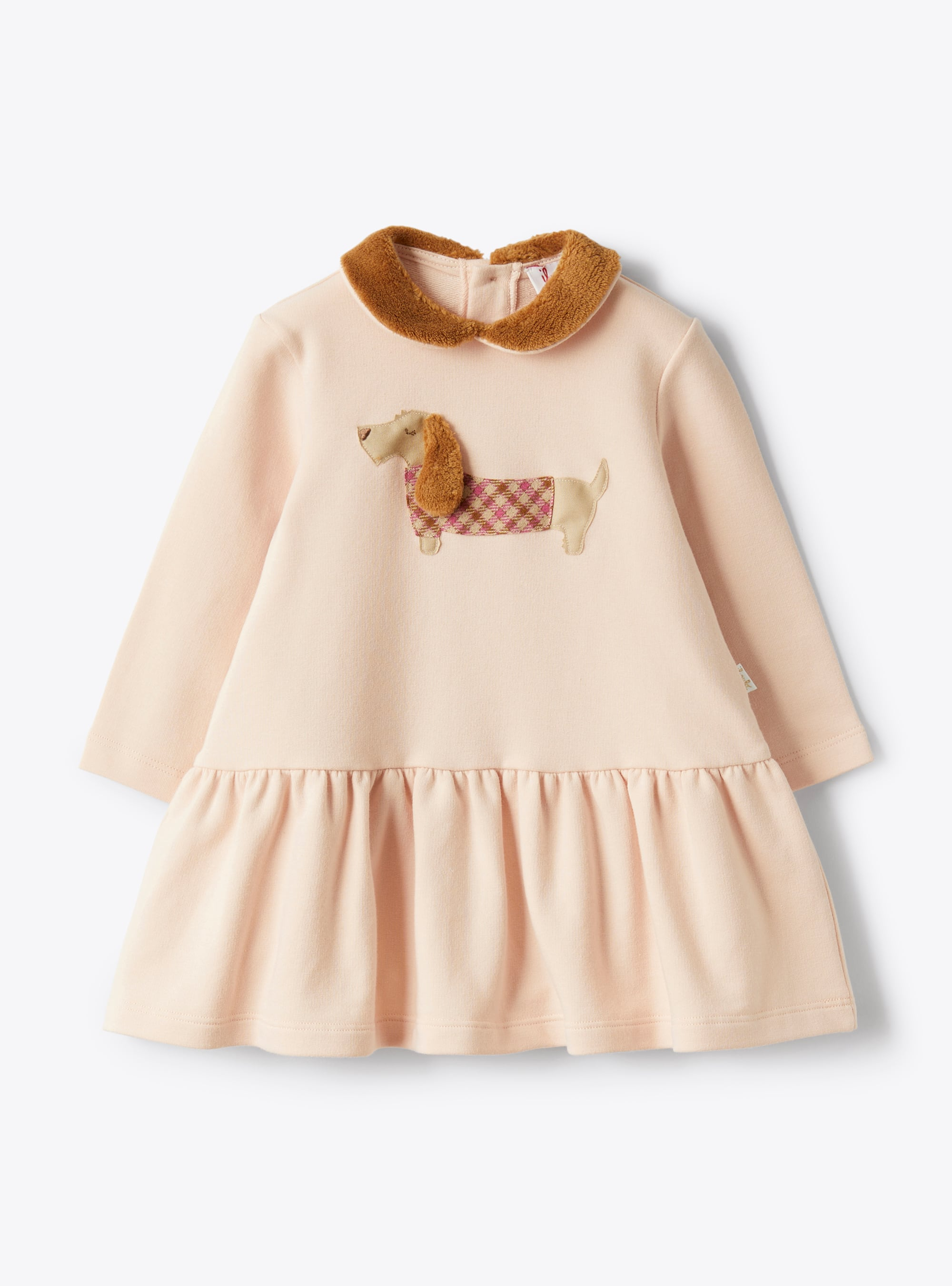 Baby-Sweatkleid für Mädchen in Rot - Kleider - Il Gufo