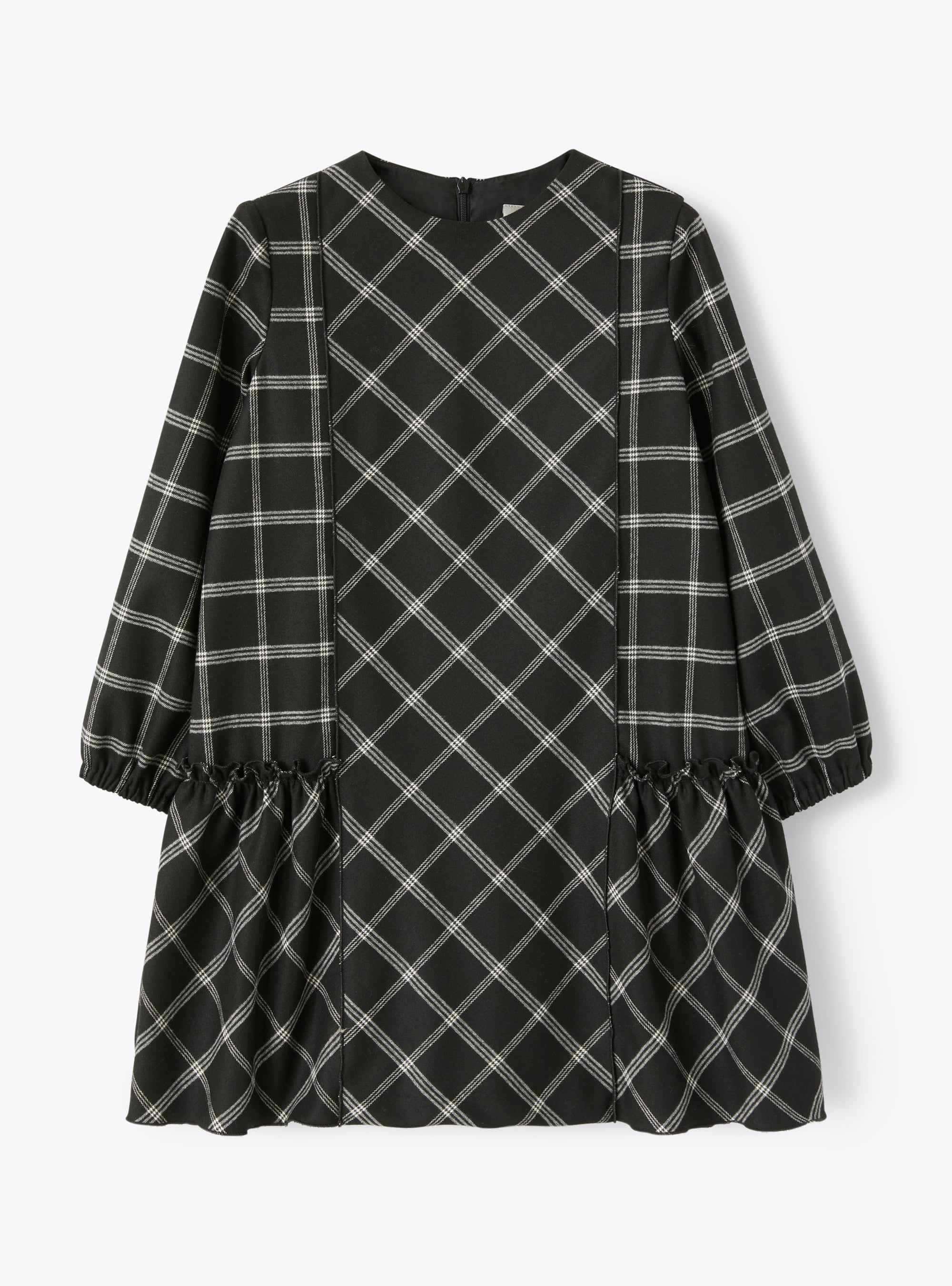 Dress in checked technowool - Dresses - Il Gufo