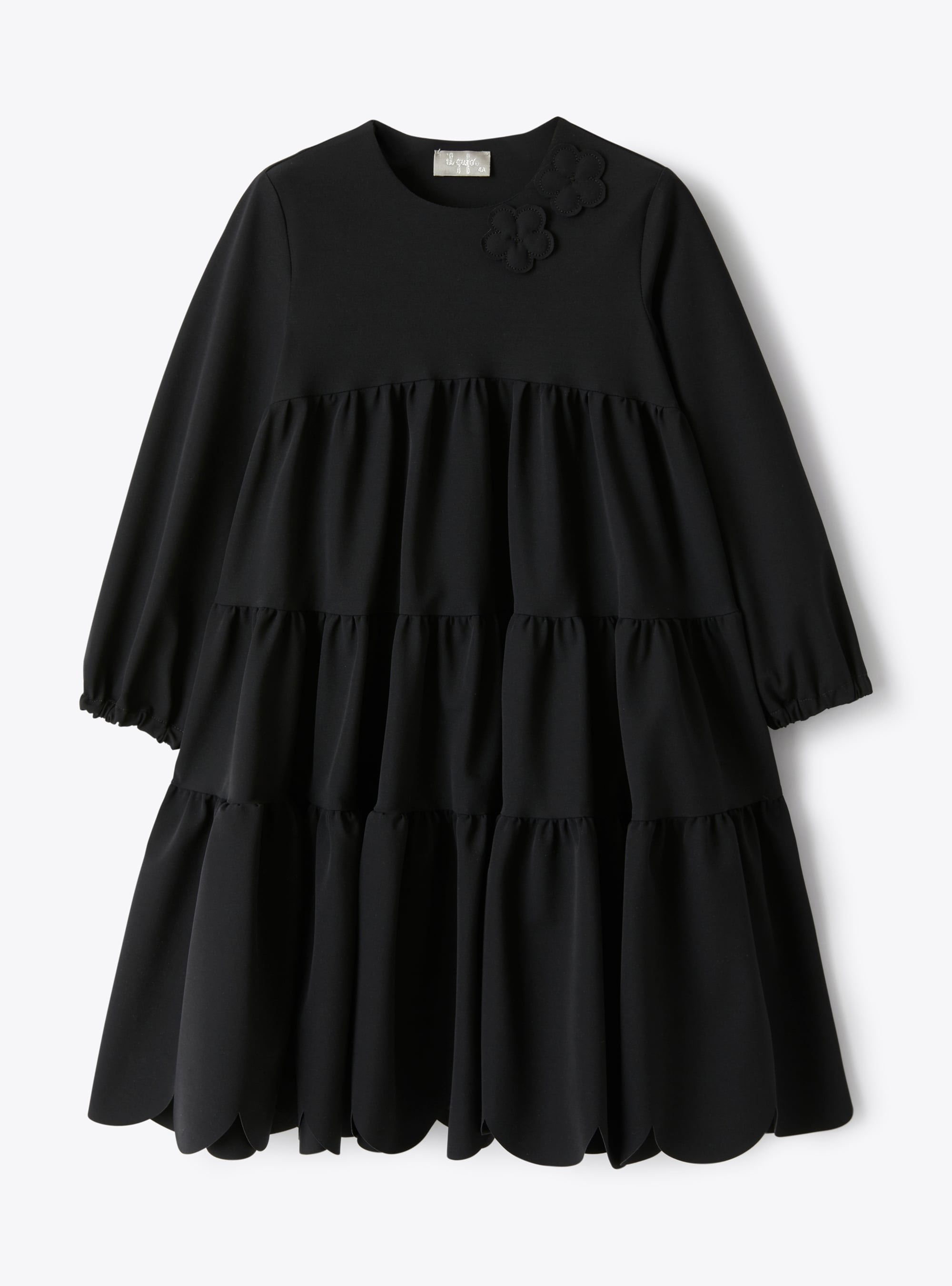Kleid aus Sensitive ® Fabrics in Schwarz - Schwarz | Il Gufo