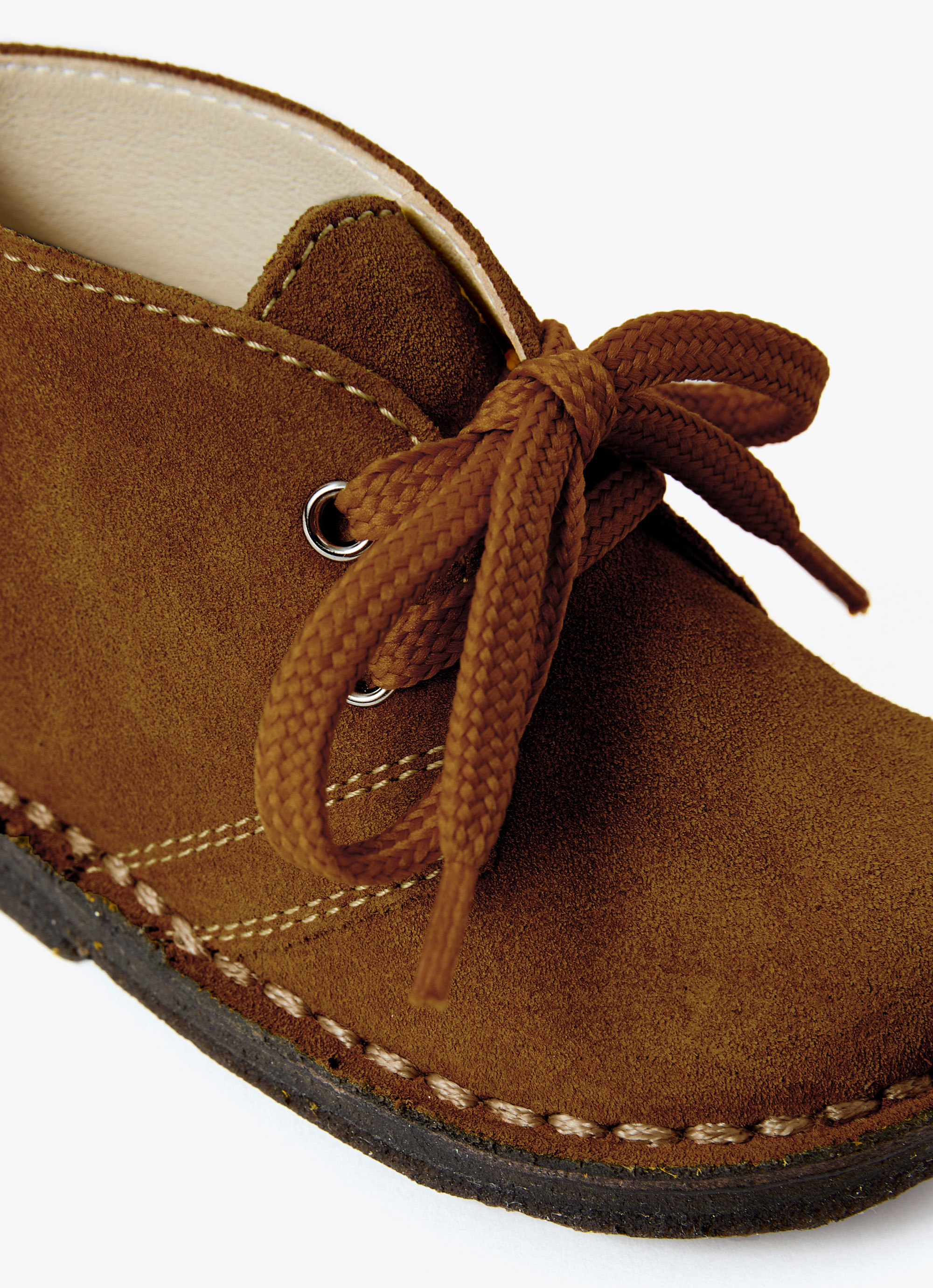 Date suede baby shoes - Brown | Il Gufo