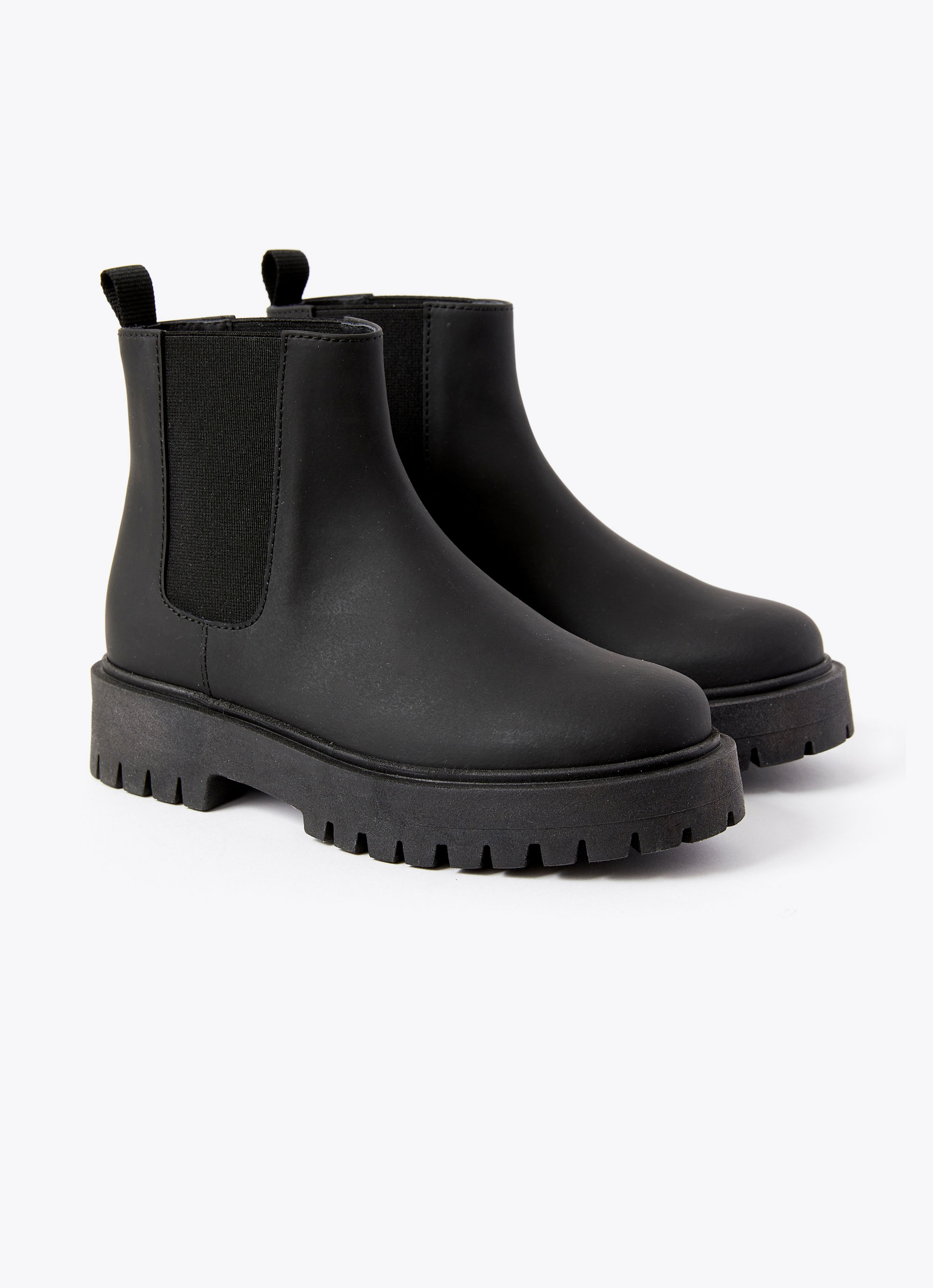 Black Chelsea boots with chunky sole - Black | Il Gufo
