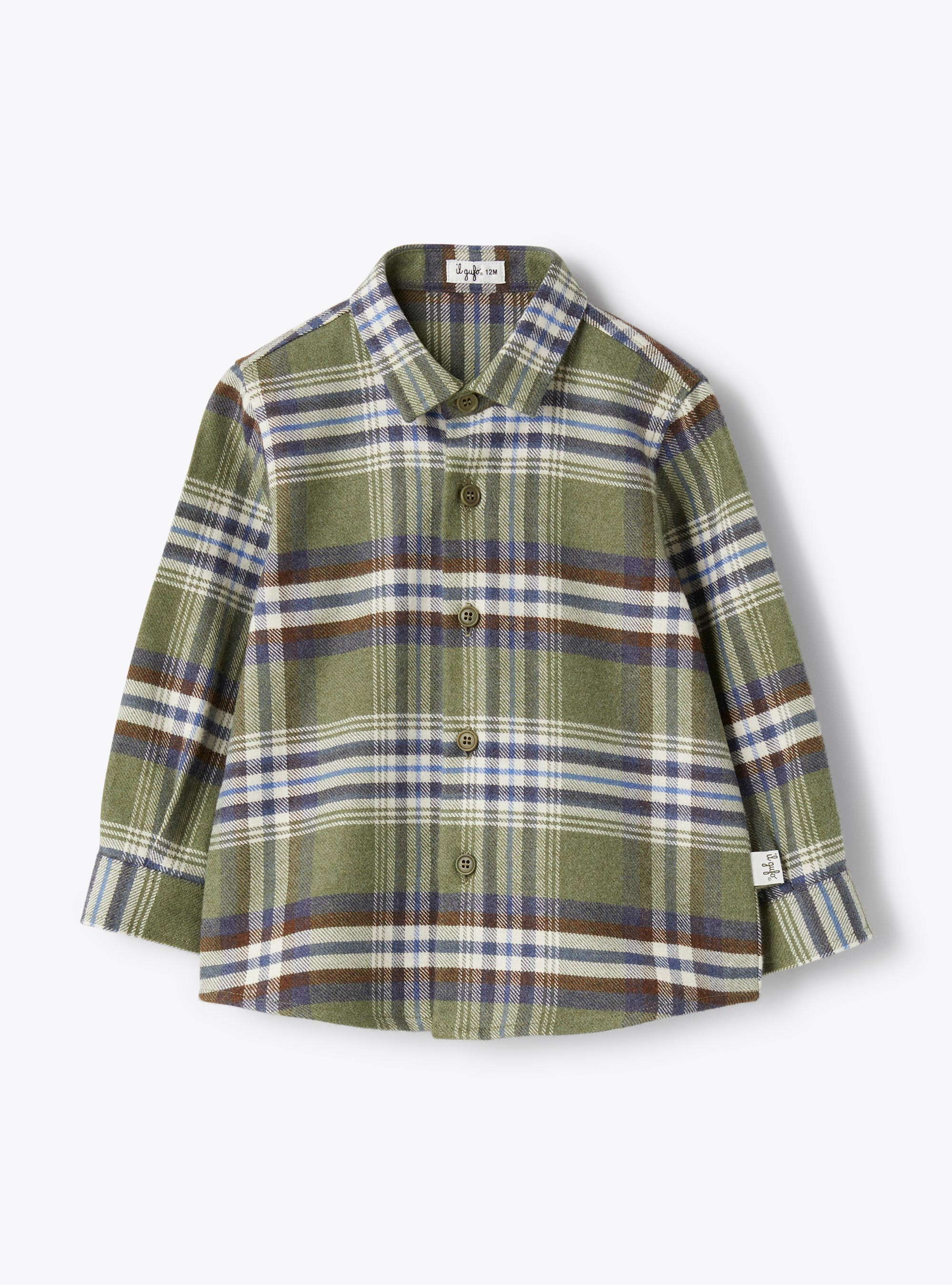 Check flannel shirt - Shirts - Il Gufo