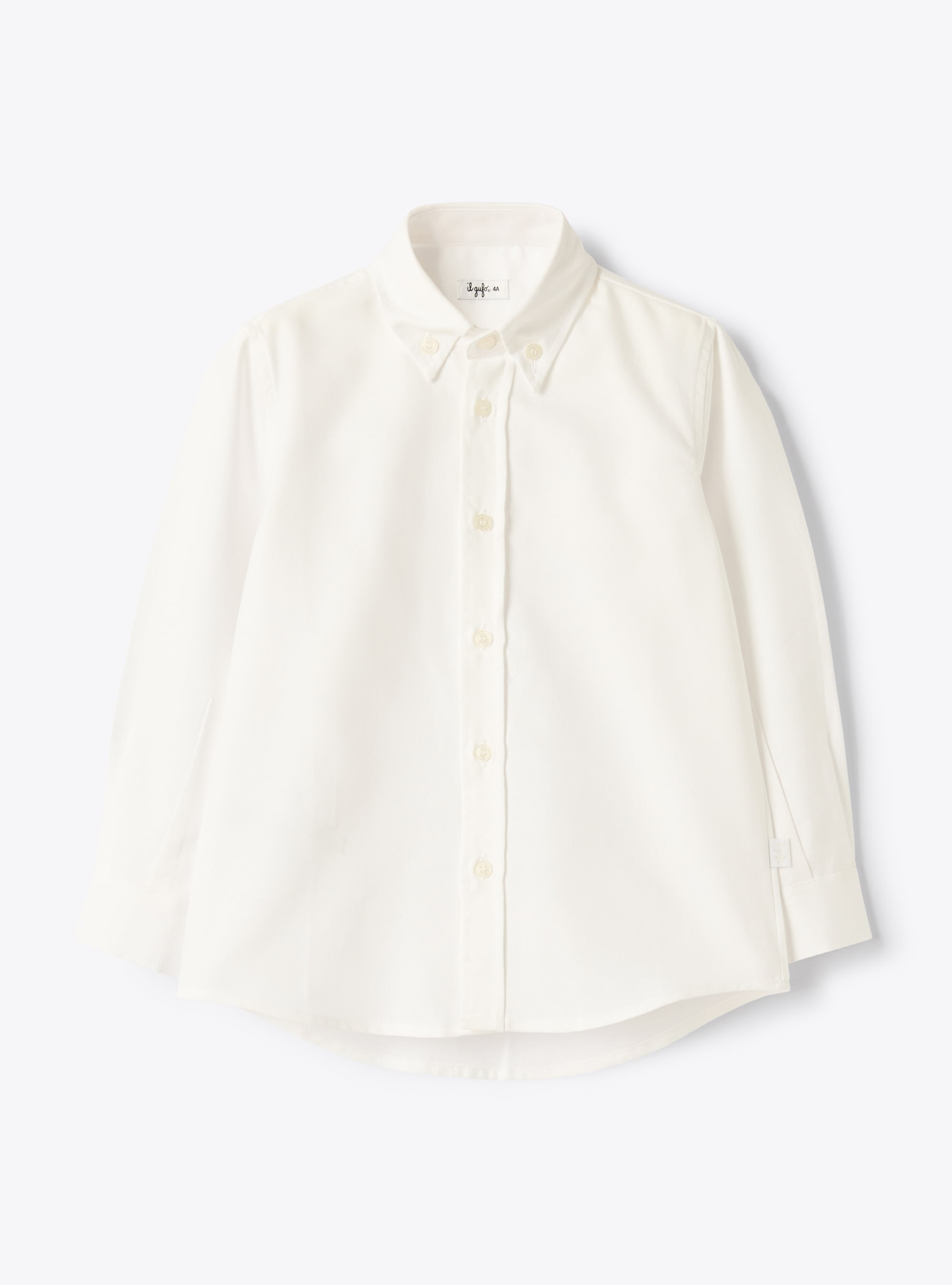 Camicia in cotone oxford - Bianco | Il Gufo