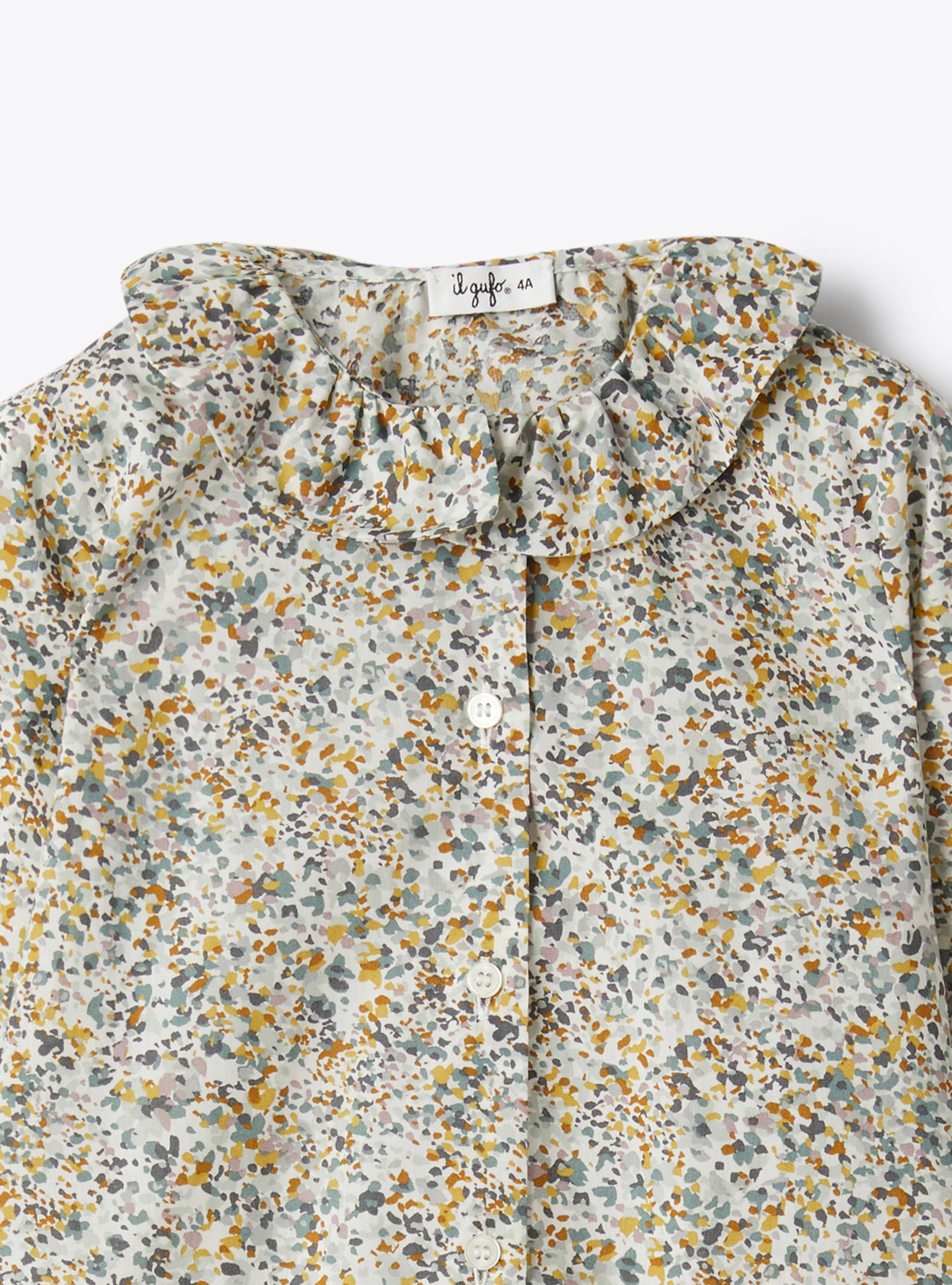 Camicia in Liberty Fabrics - Azzurro | Il Gufo