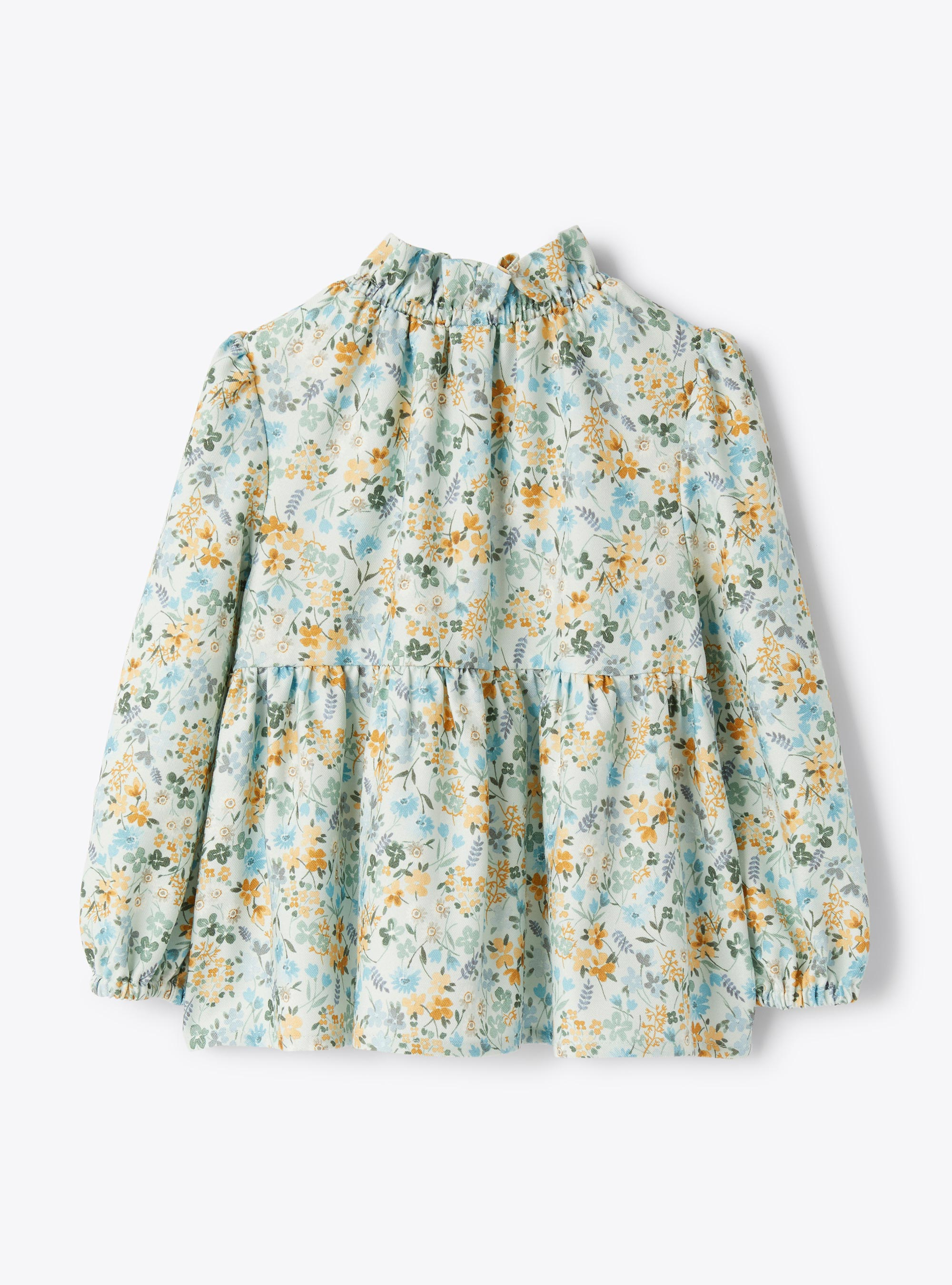 Floral print shirt - Light blue | Il Gufo