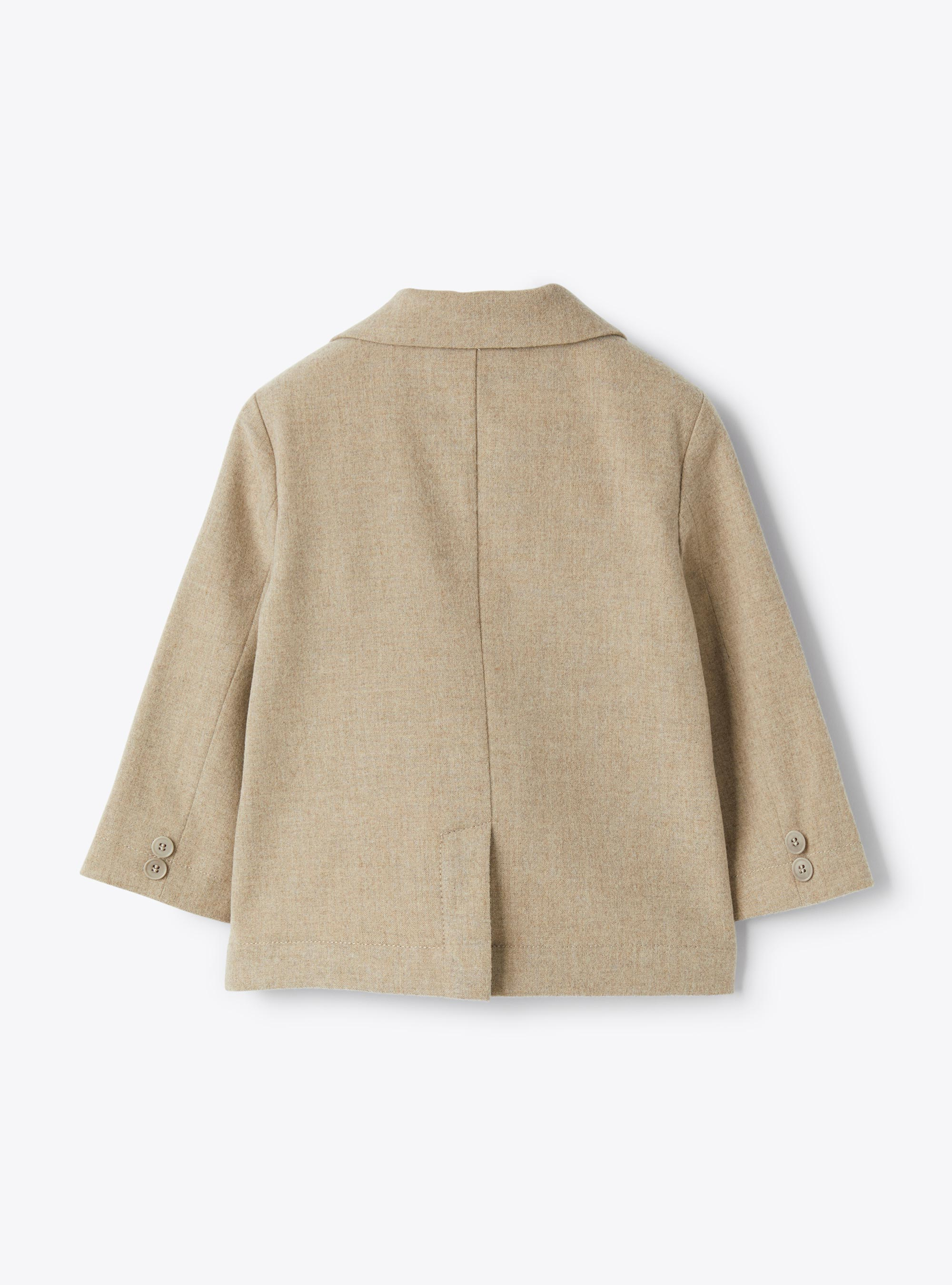 Blazer en techno-wool - Marrone | Il Gufo