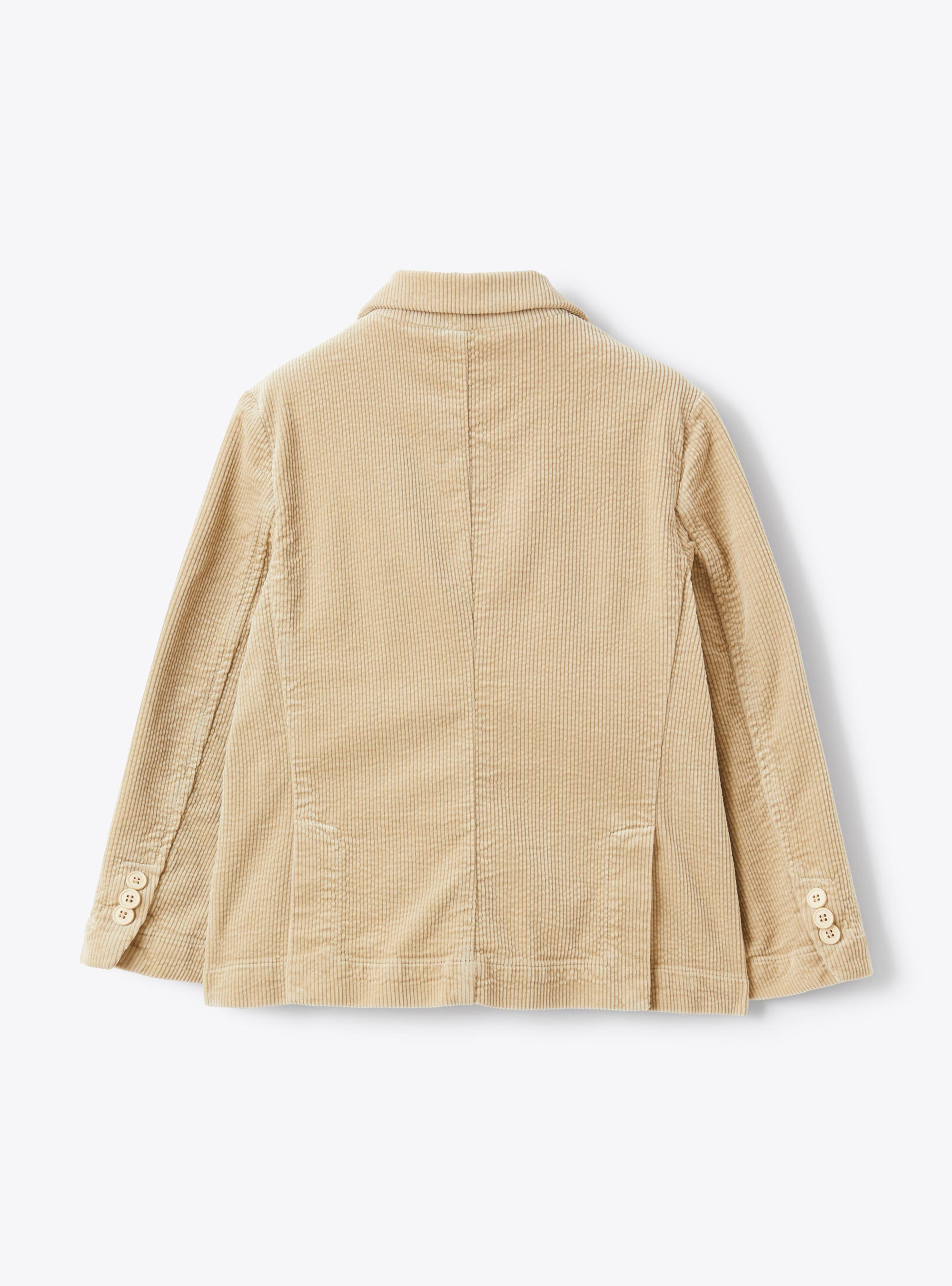 Blazer en velours côtelé - Beige | Il Gufo