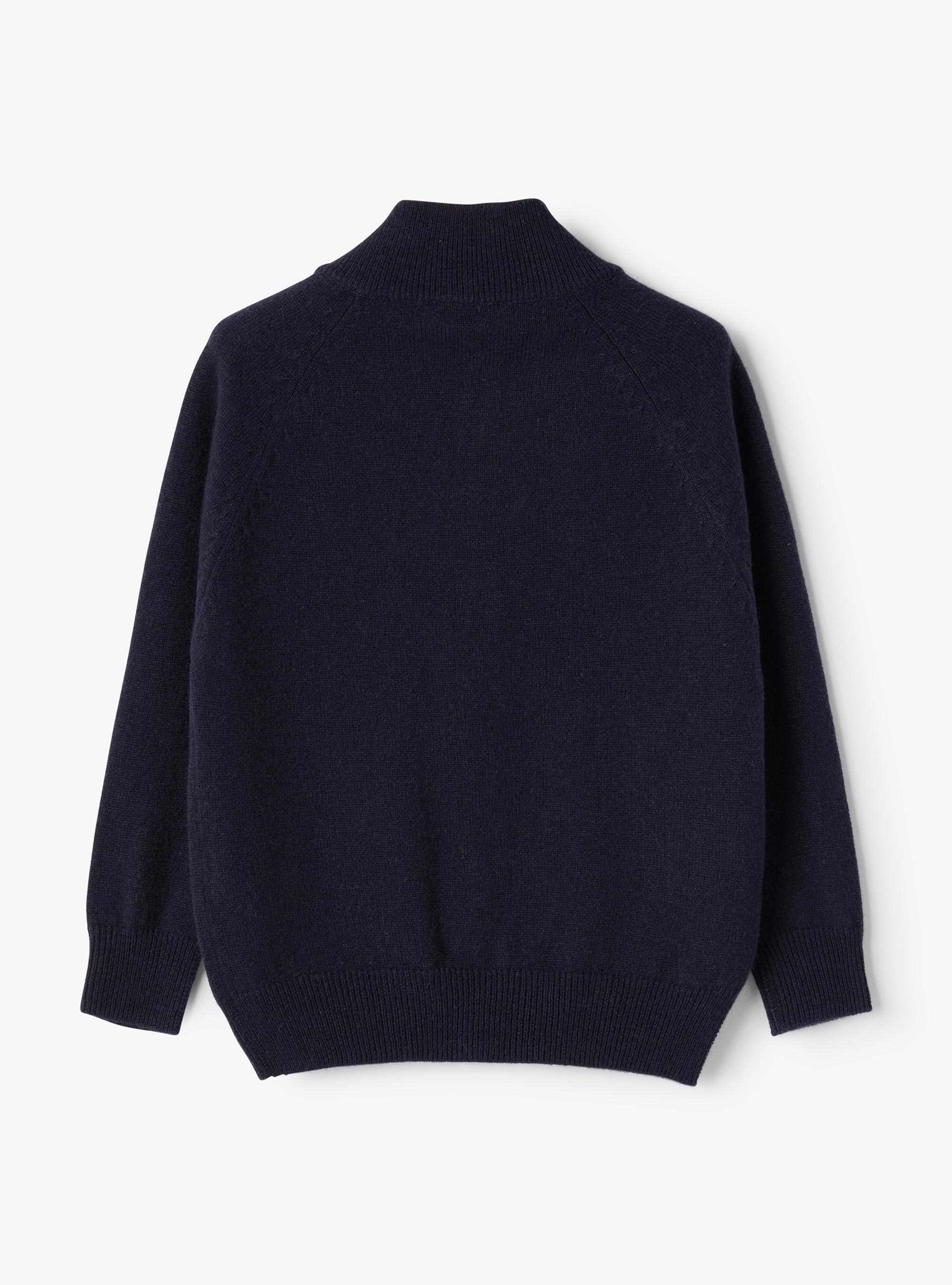 Cardigan in cashmere - Blu | Il Gufo