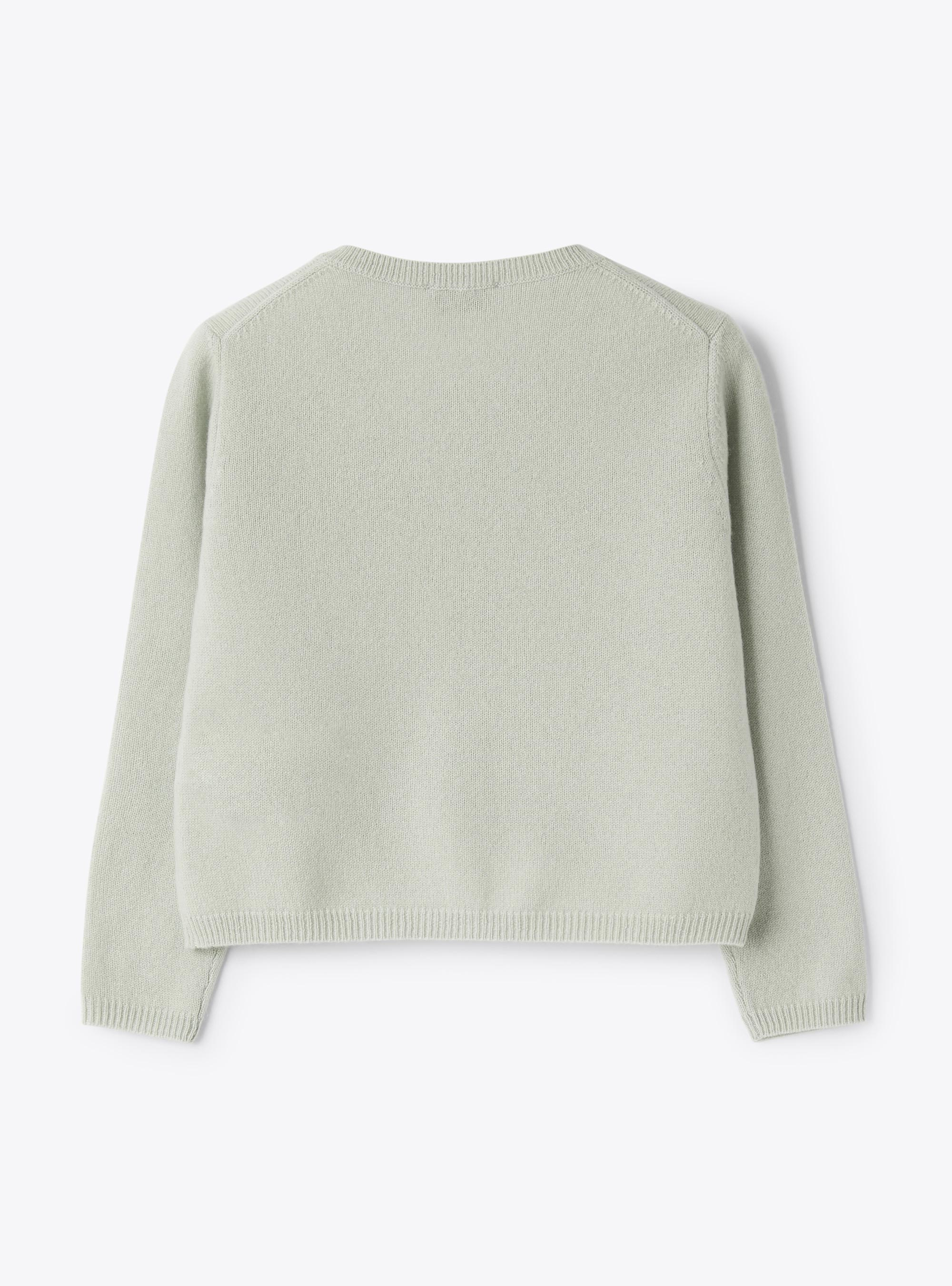 Cashmere cardigan - Light blue | Il Gufo