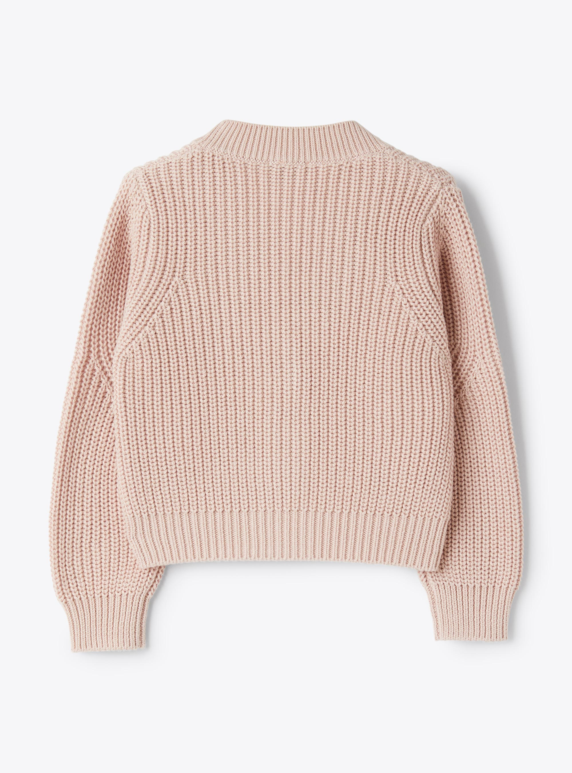 Organic cotton cardigan - Pink | Il Gufo