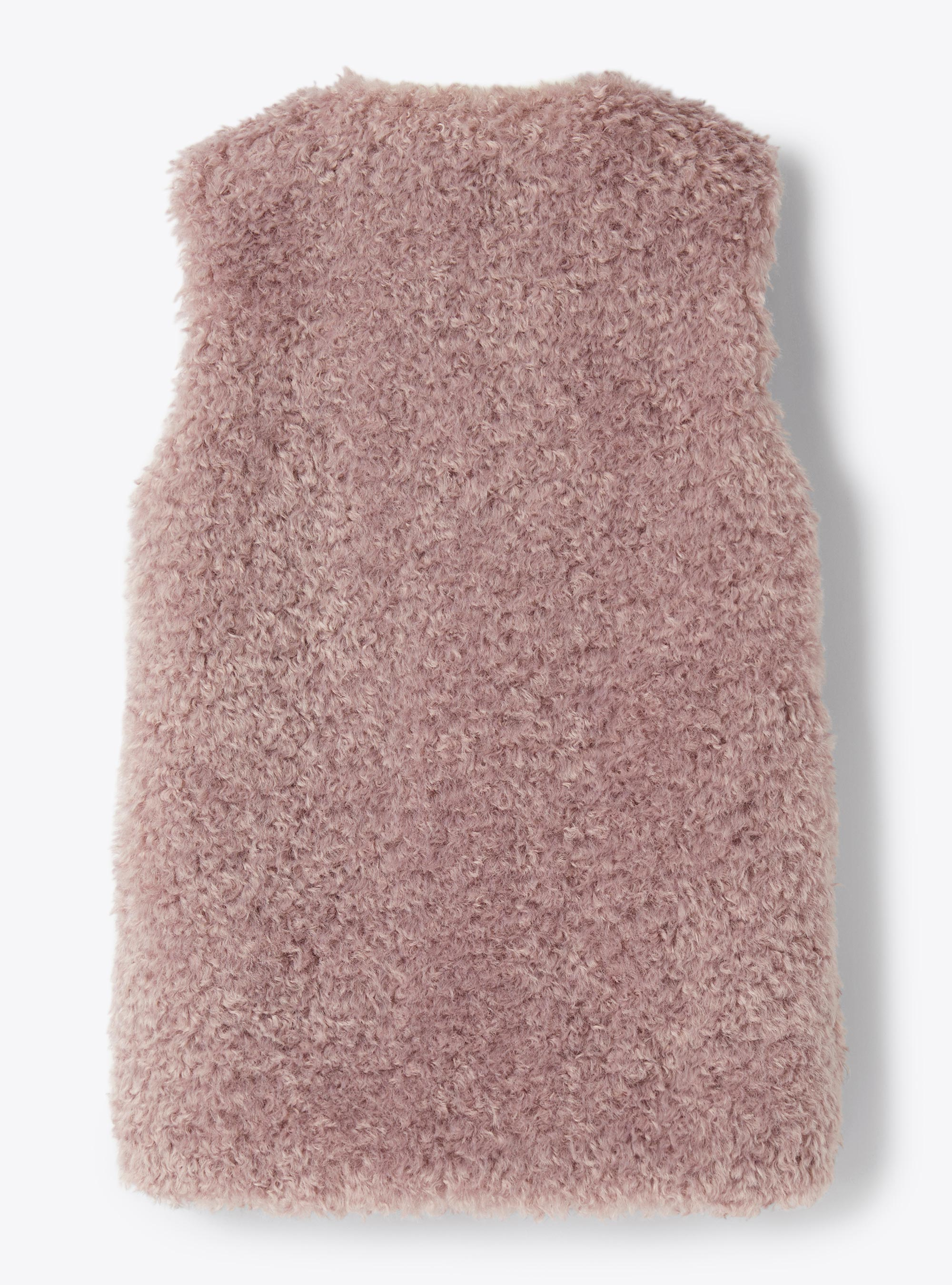 Eco-fur vest - VIOLET | Il Gufo