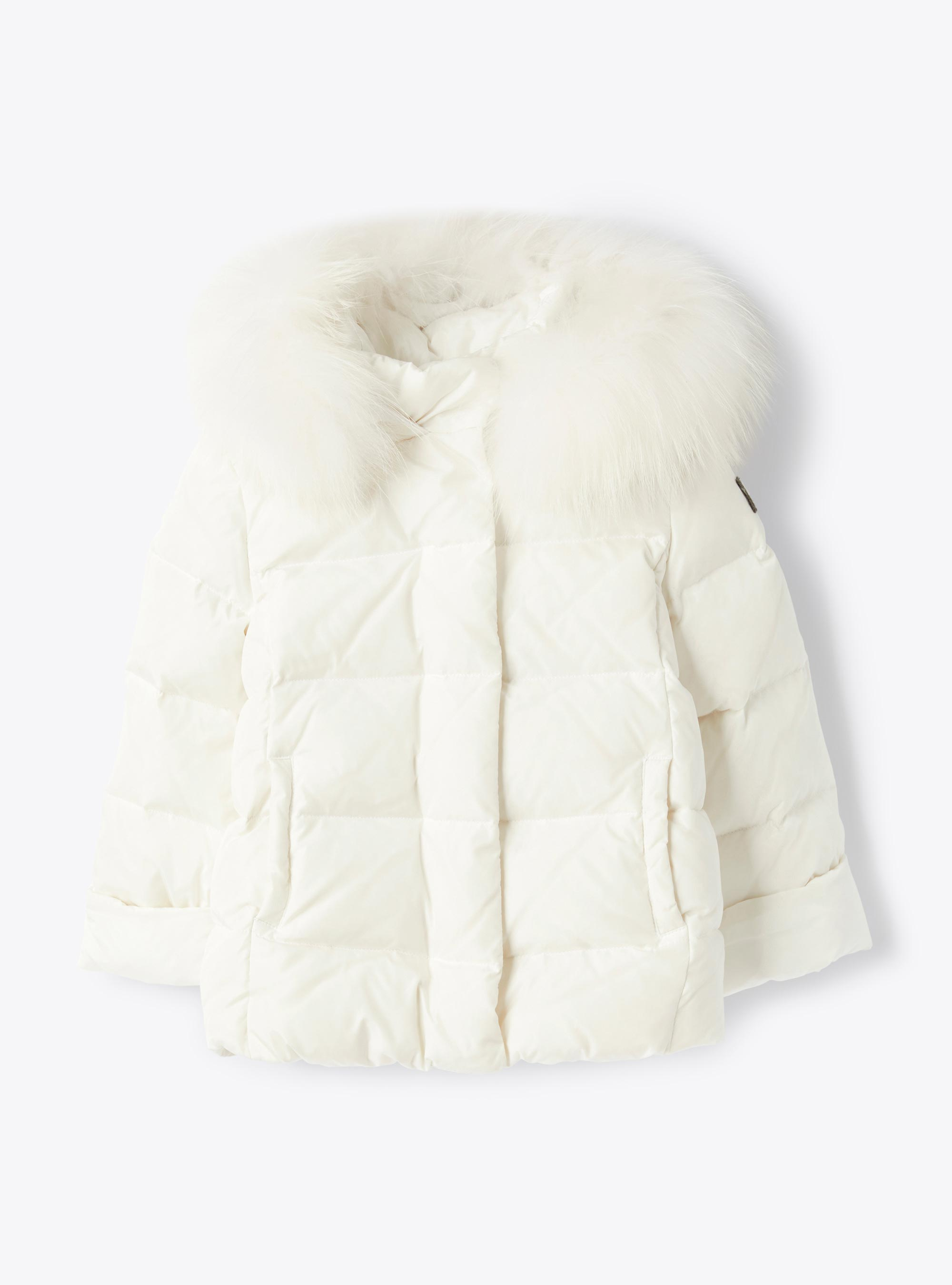 Taffeta down jacket - White | Il Gufo